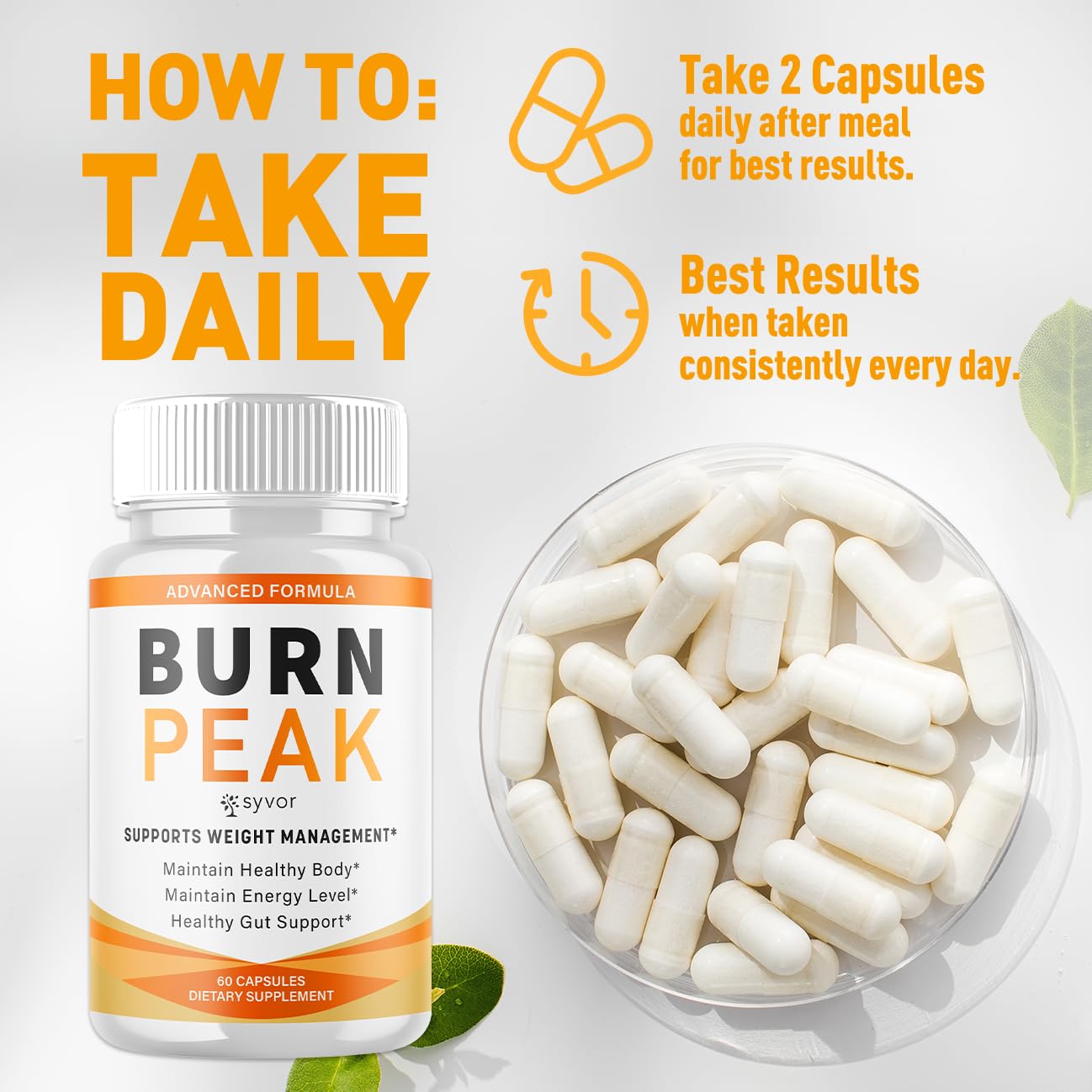 Syvor Burn Peak Capsules 180 Capsules