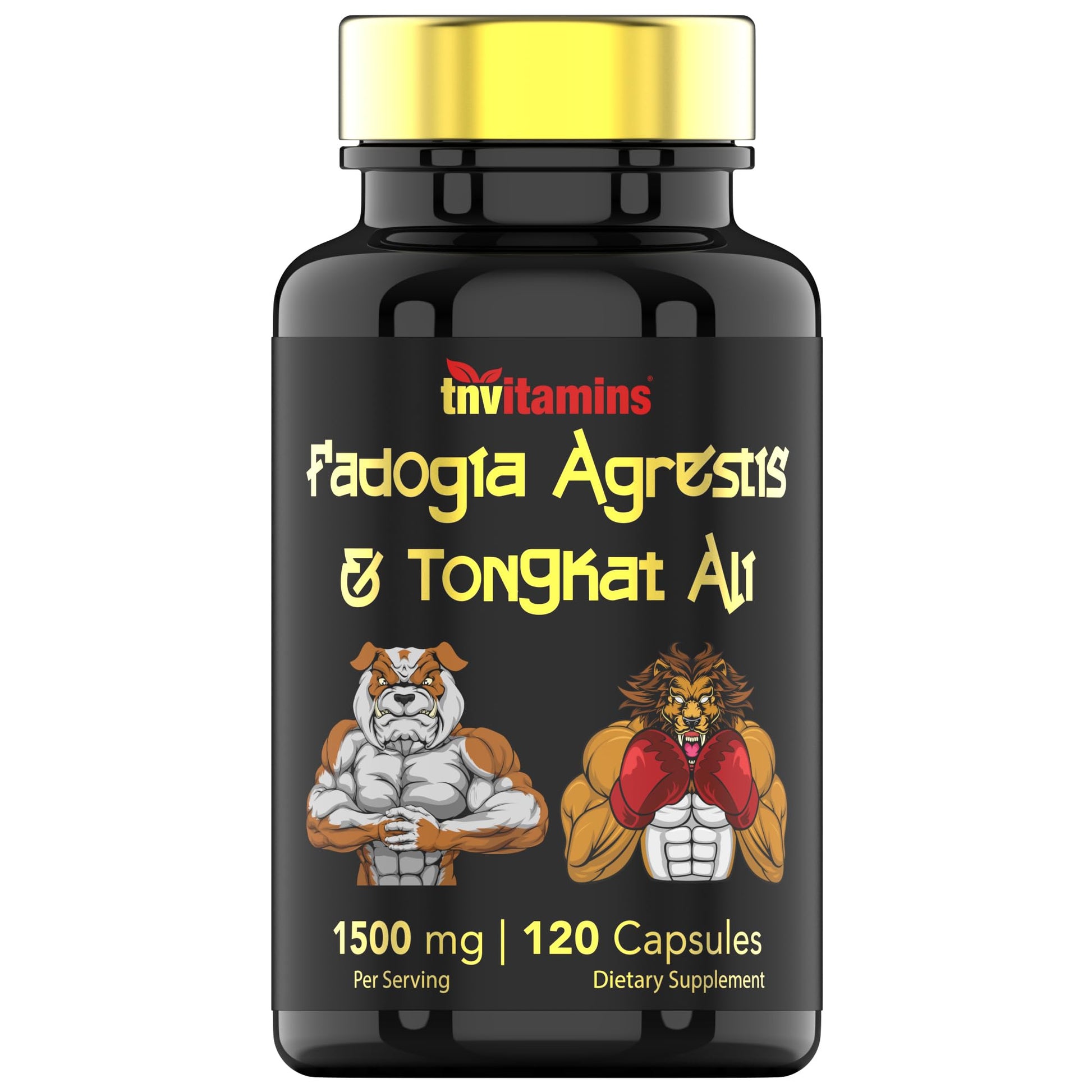 tnvitamins Fadogia Agrestis & Tongkat Ali Supplement 120 Capsules
