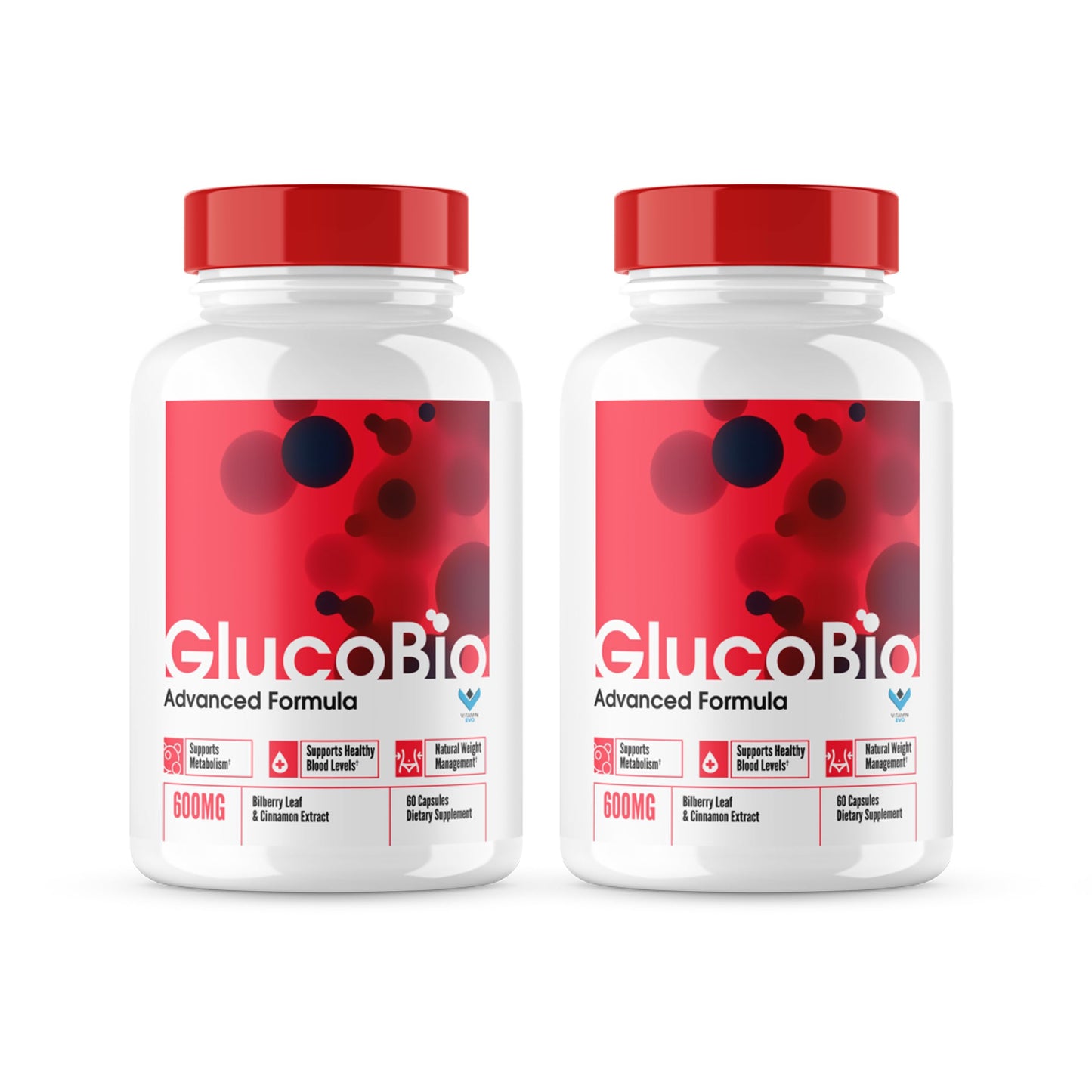 Vitamin Evo Glucobio Blood Support Capsules 120 Count