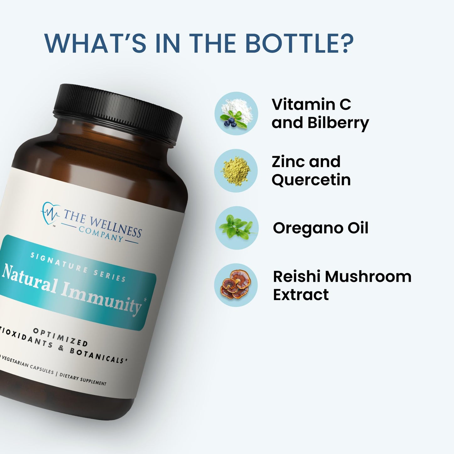 The Wellness Company Natural Immunity - Botanical Immune Boost Capsule, 60 Count