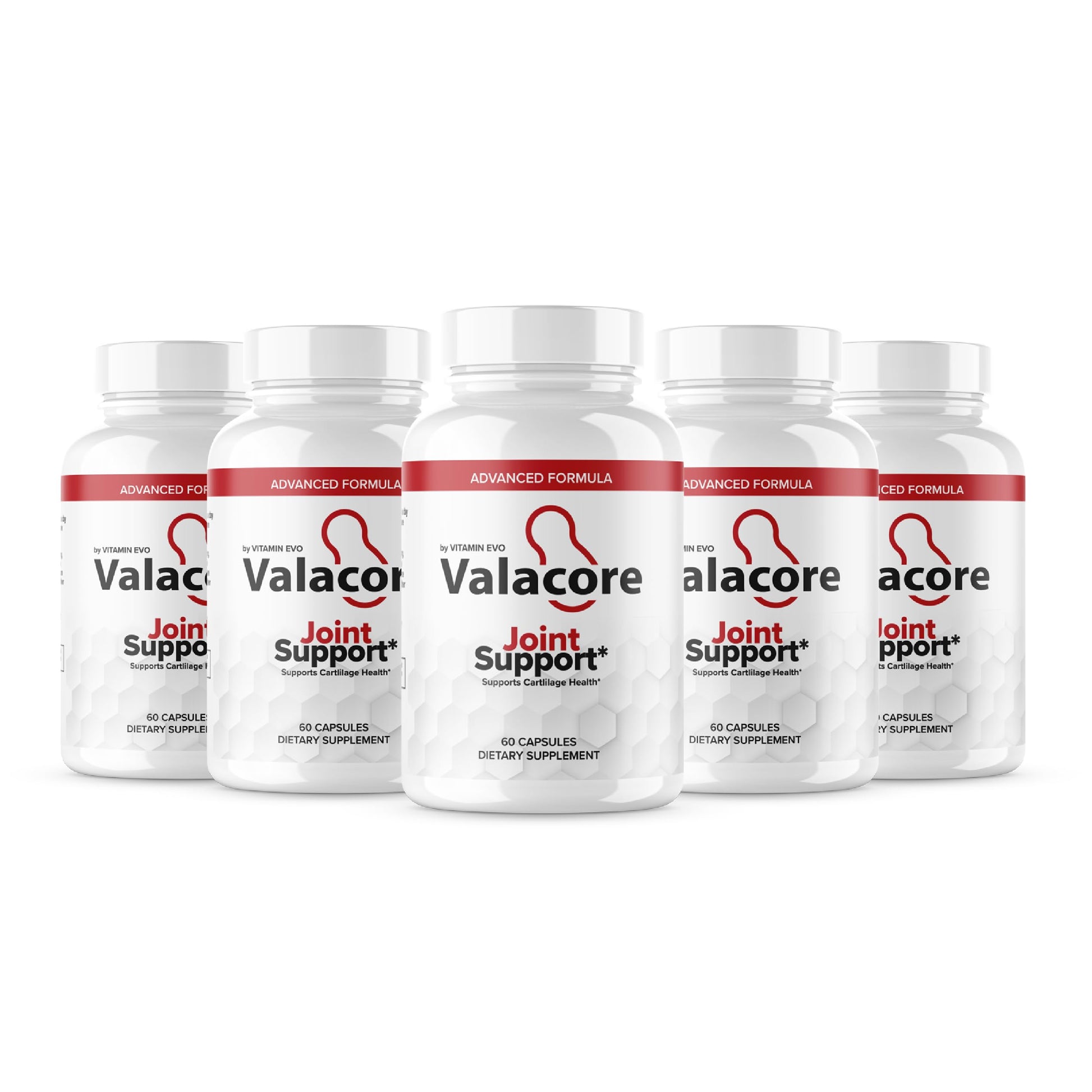 Vitamin Evo Valacore Joint Support Capsules, All-Natural Formula, 300 Capsules