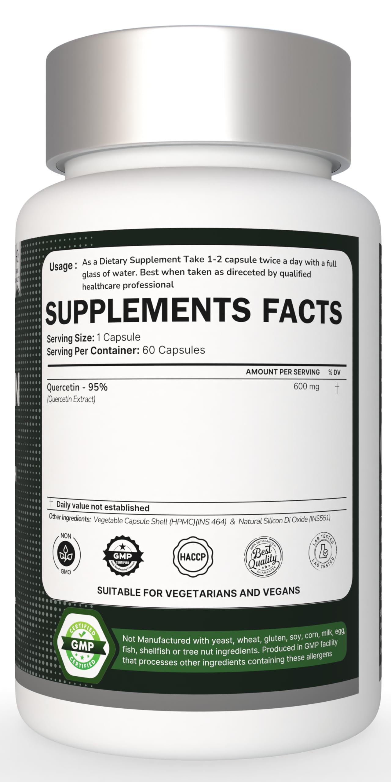 Heroot Quercetin Extract Capsules 120 Capsules