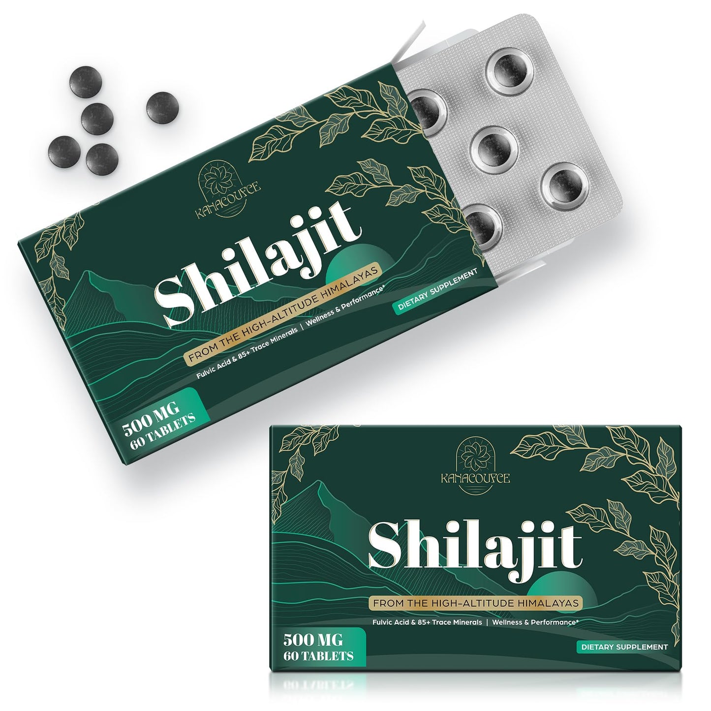 Kanacoufce Shilajit 500 mg Tablets, 120 Count