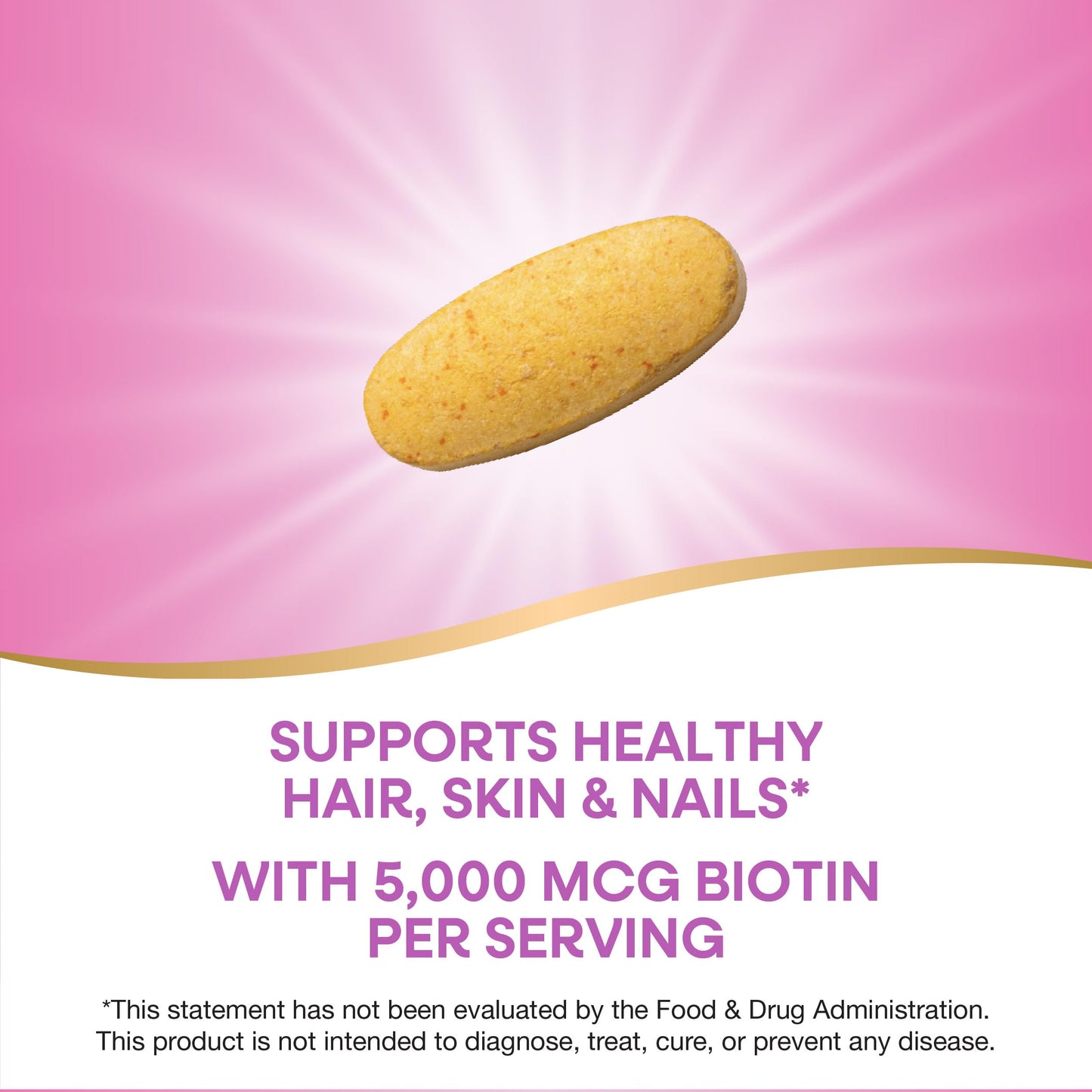 Nature's Way Biotin Forte Tablet, Supports Healthy Hair, Skin & Nails, 60 Count