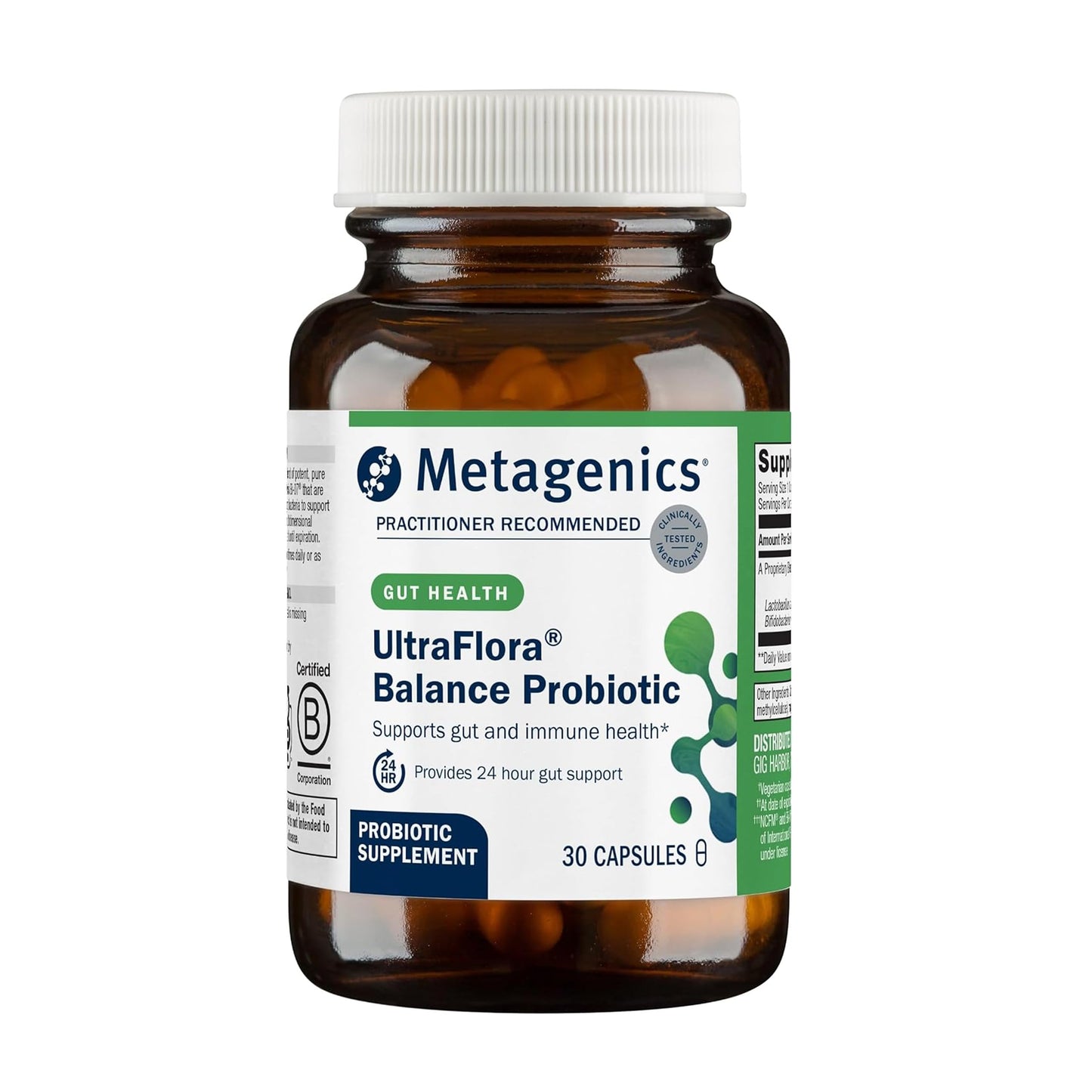 Metagenics UltraFlora Balance Probiotic 30 Capsules