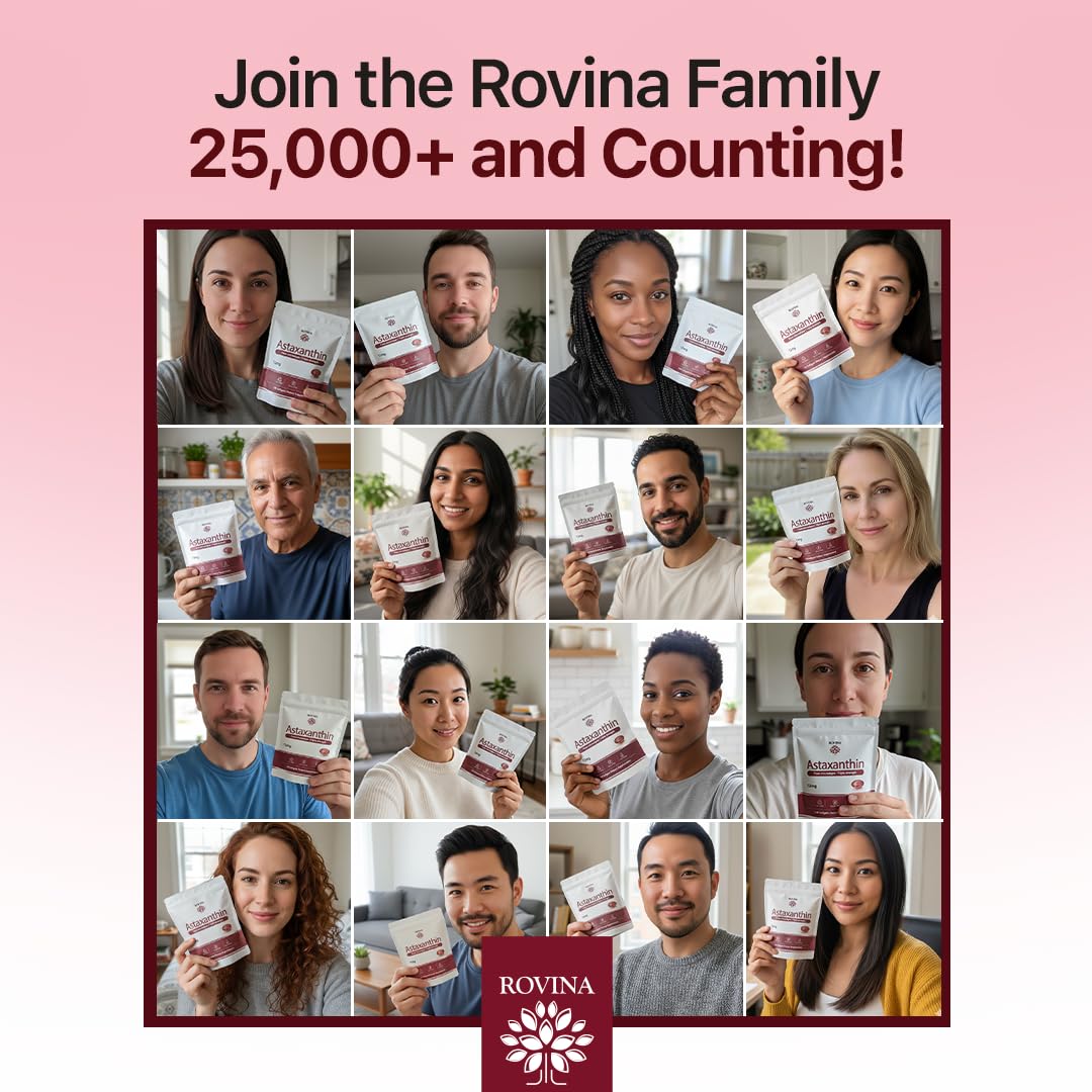 ROVINA Astaxanthin 12mg Softgels, 60 Softgels