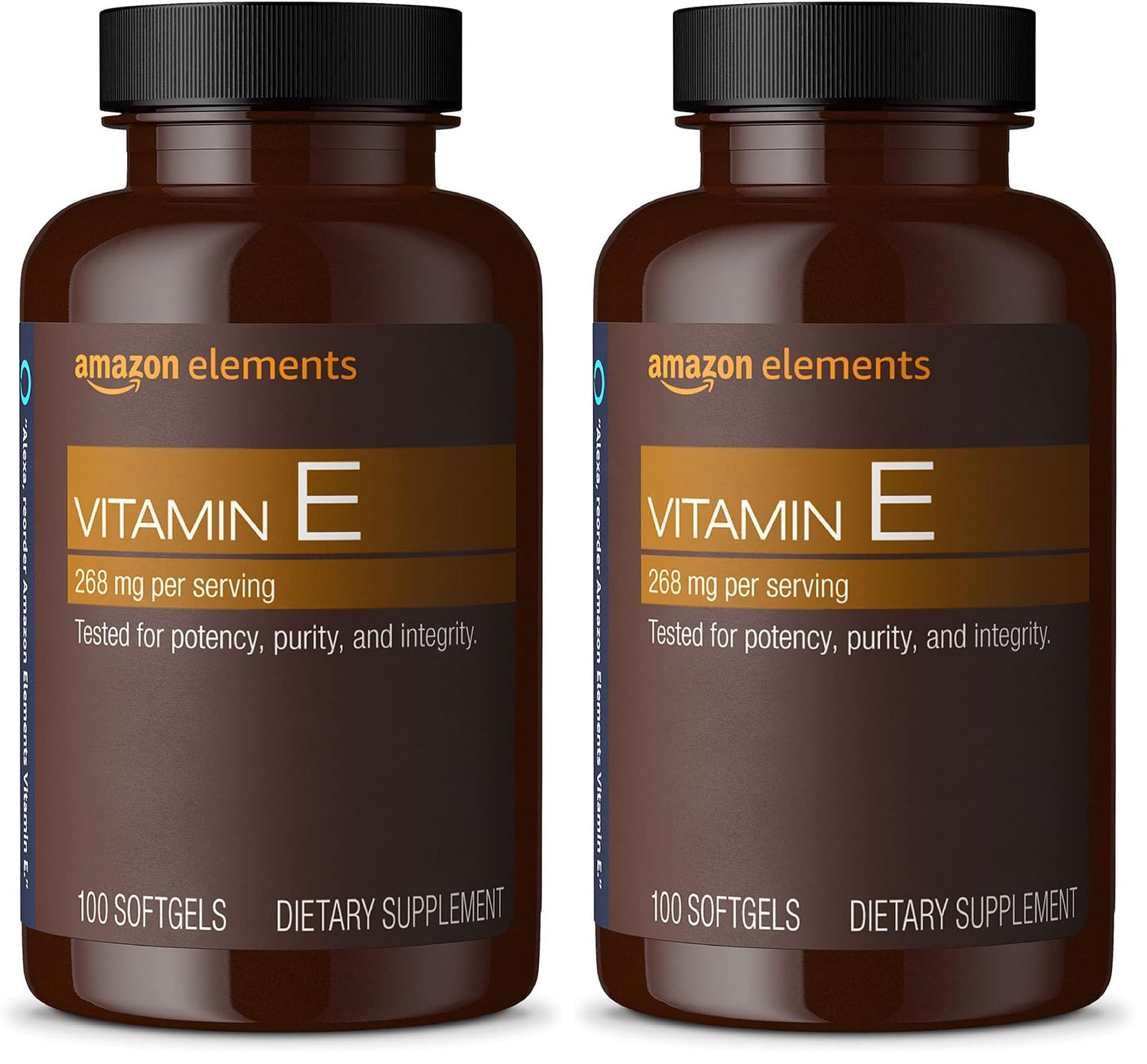 Amazon Elements Vitamin E Softgels 200