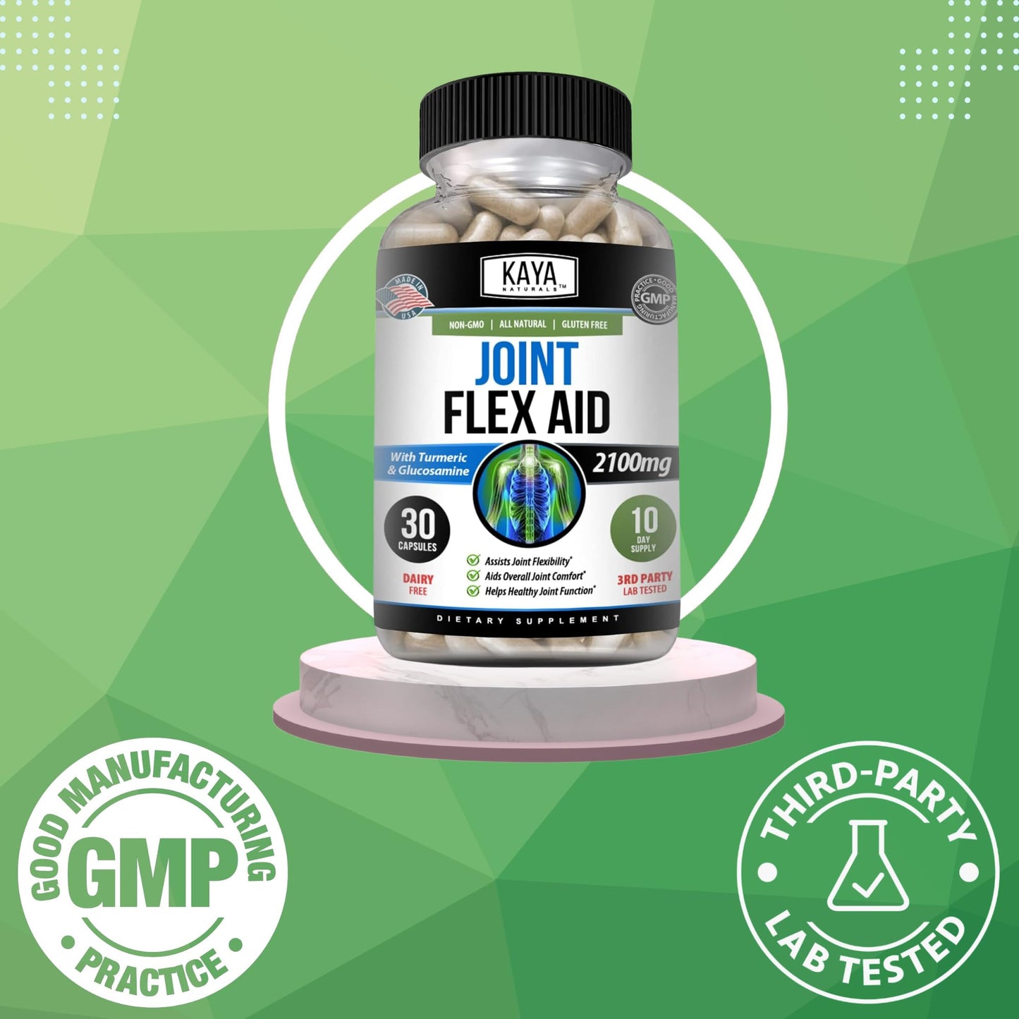 Kaya Naturals Mobility Flex Aid Capsule 30 Count
