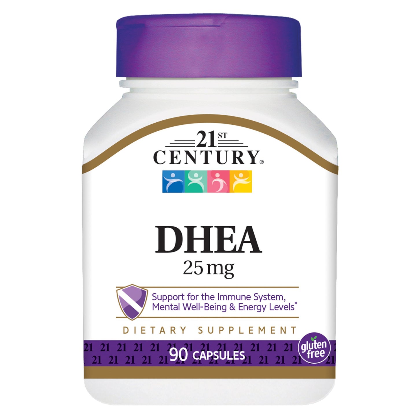 21st Century DHEA 25 mg Capsules, 180 Capsules