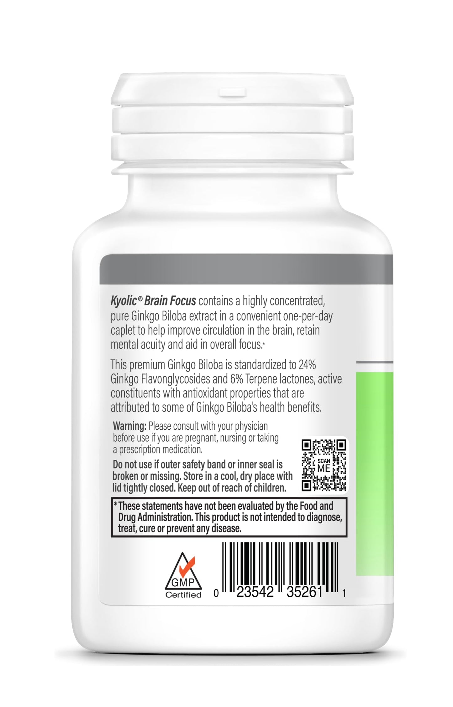Kyolic Brain Memory Caplets 60 Count