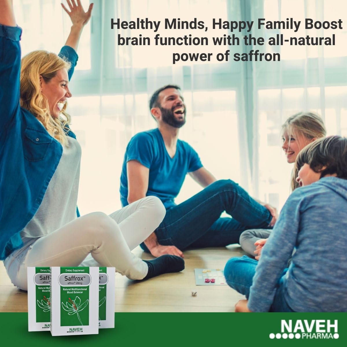 NAVEH PHARMA Saffrox Mood Support Saffron Supplement Capsule 30 Capsules