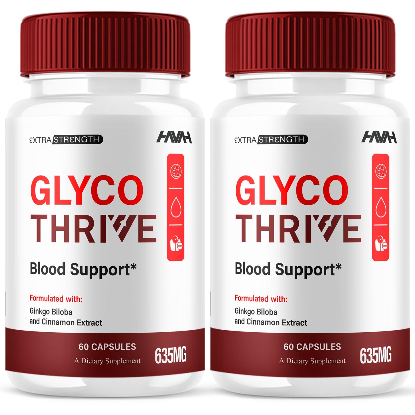 Havah Glyco Thrive Blood Support Supplement Formula Capsule 120 Capsules