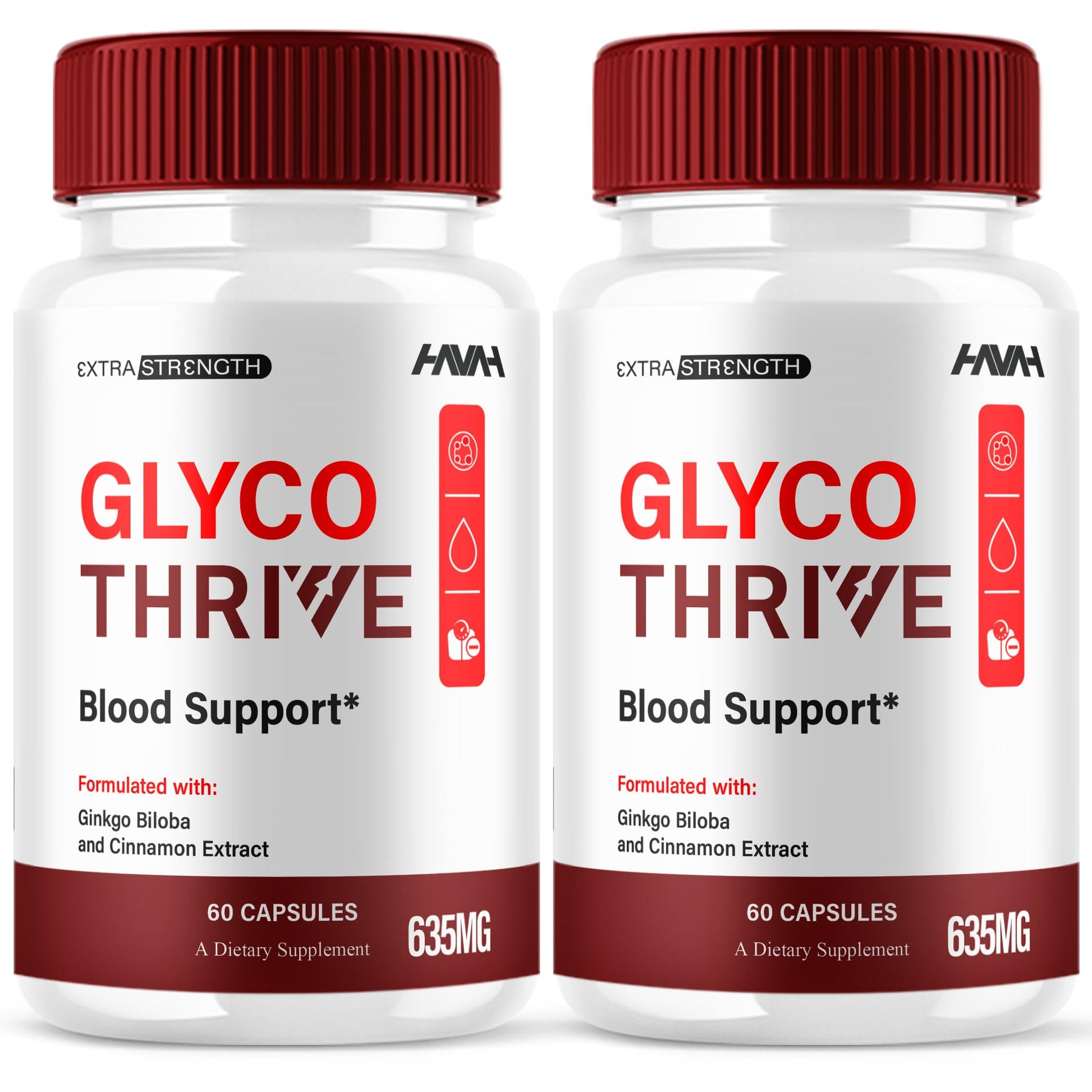 Havah Glyco Thrive Blood Support Supplement Formula Capsule 120 Capsules