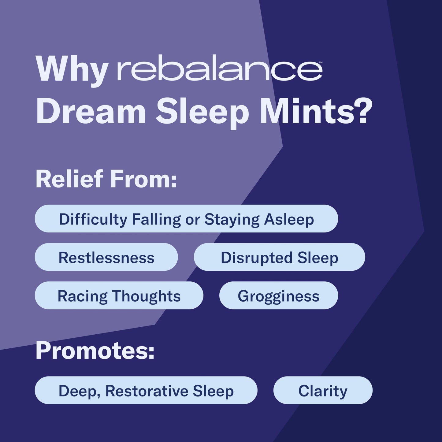 Rebalance Dream Sleep Mints with Melatonin, 31 Tablets