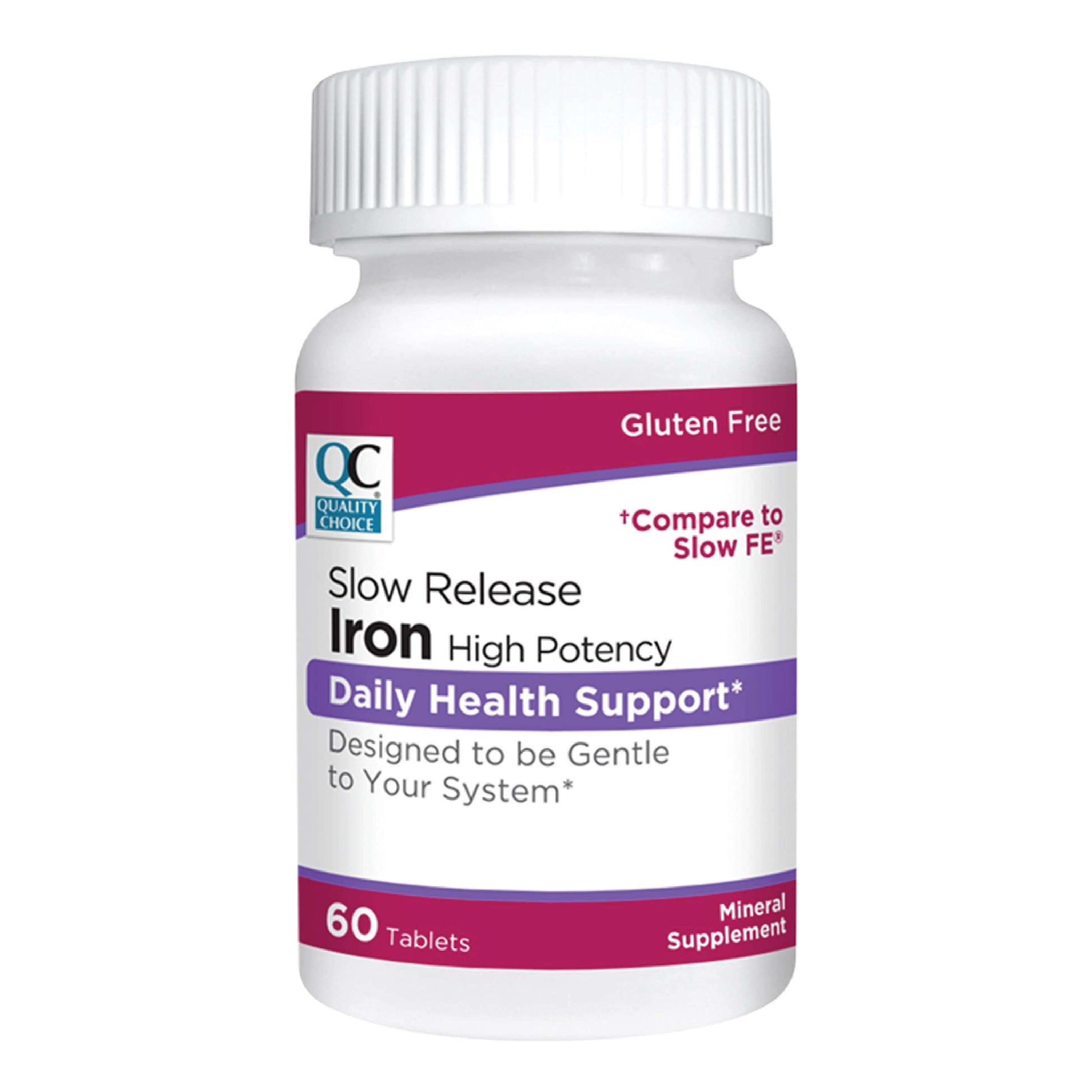 Quality Choice Iron High Potency Slow Release 45mg, 480 Tablets