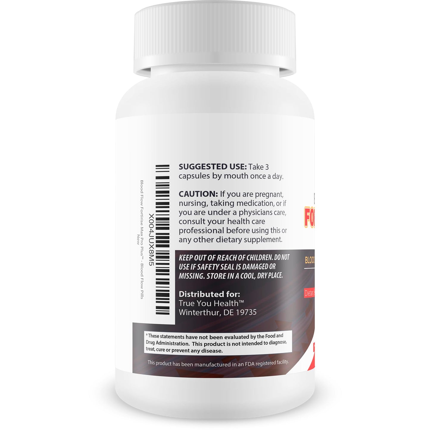 True You Health Blood Flow Fortirise Max Pro Plus Capsule, 90 Count