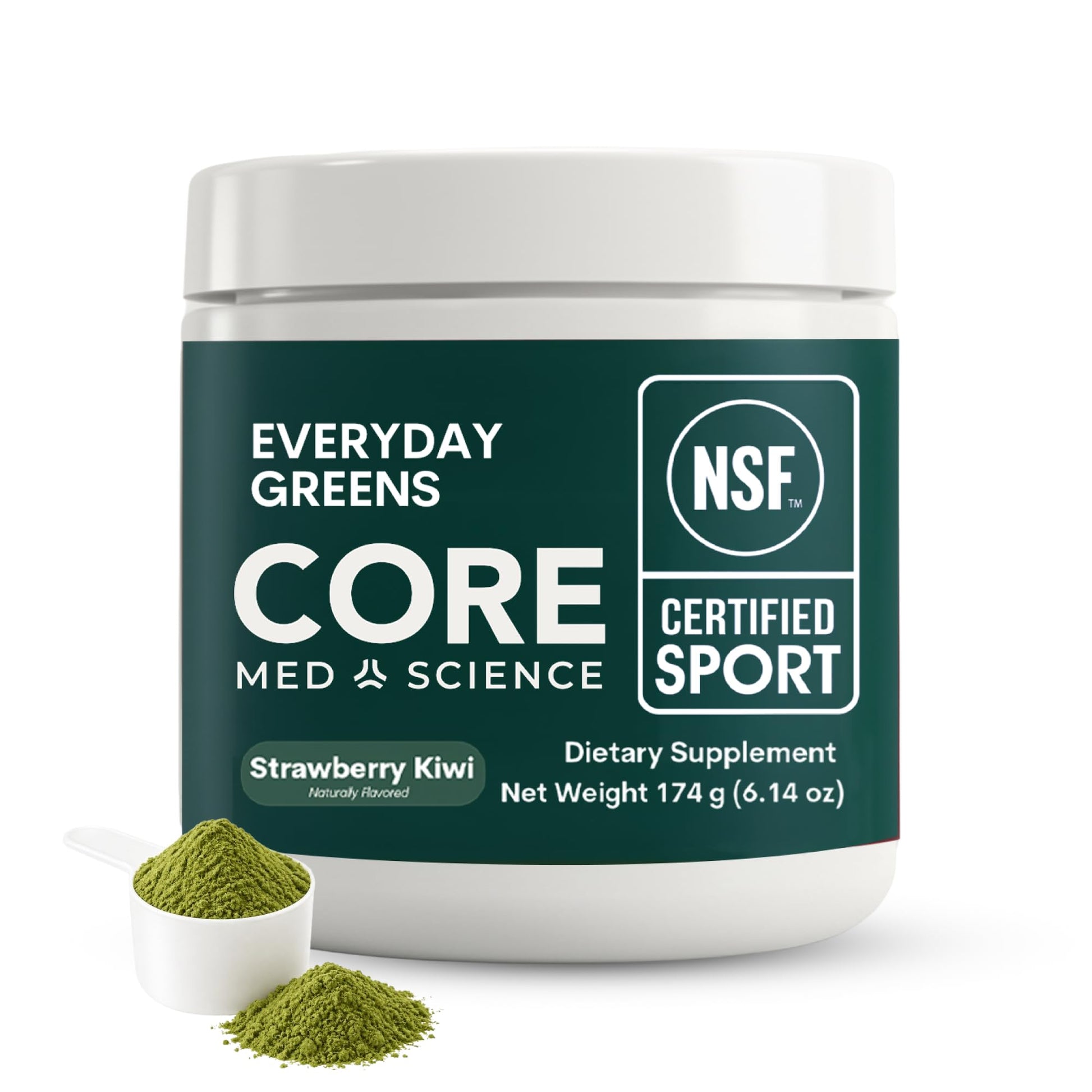 Core Med Science Greens Superfood Powder, 5.1 Ounce
