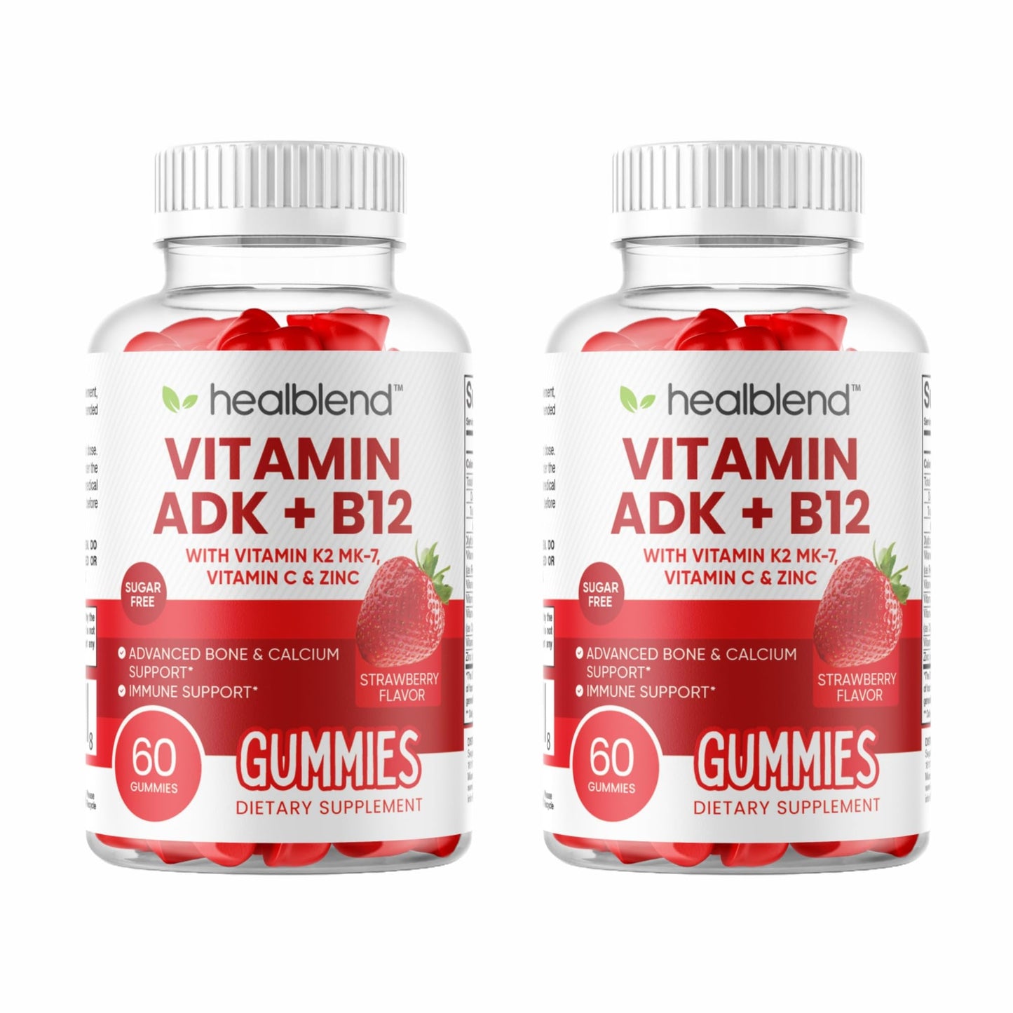 healblend Vitamin ADK + B12 Gummies, 60 Count