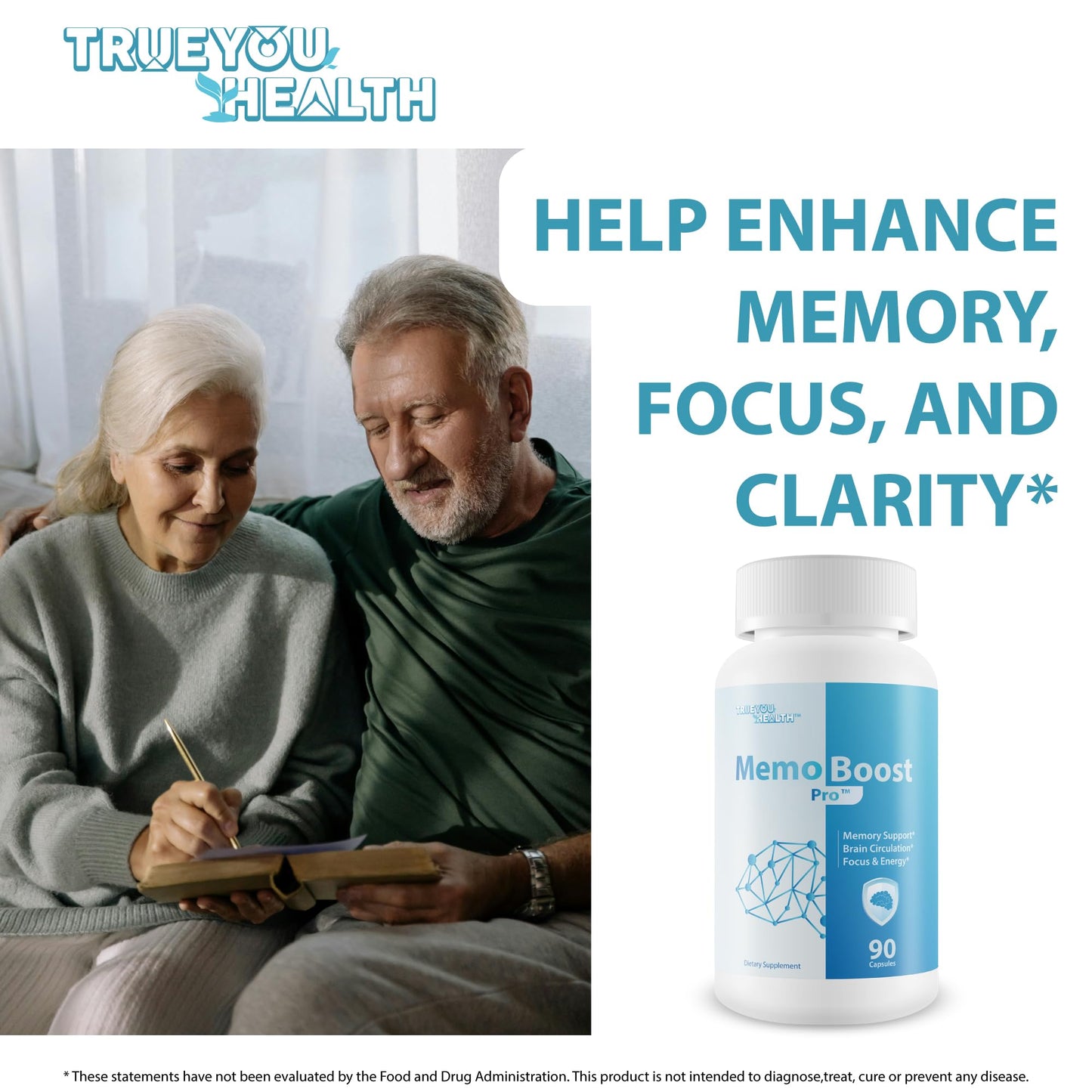 True You Health Memo Boost Pro Capsules 90 Count