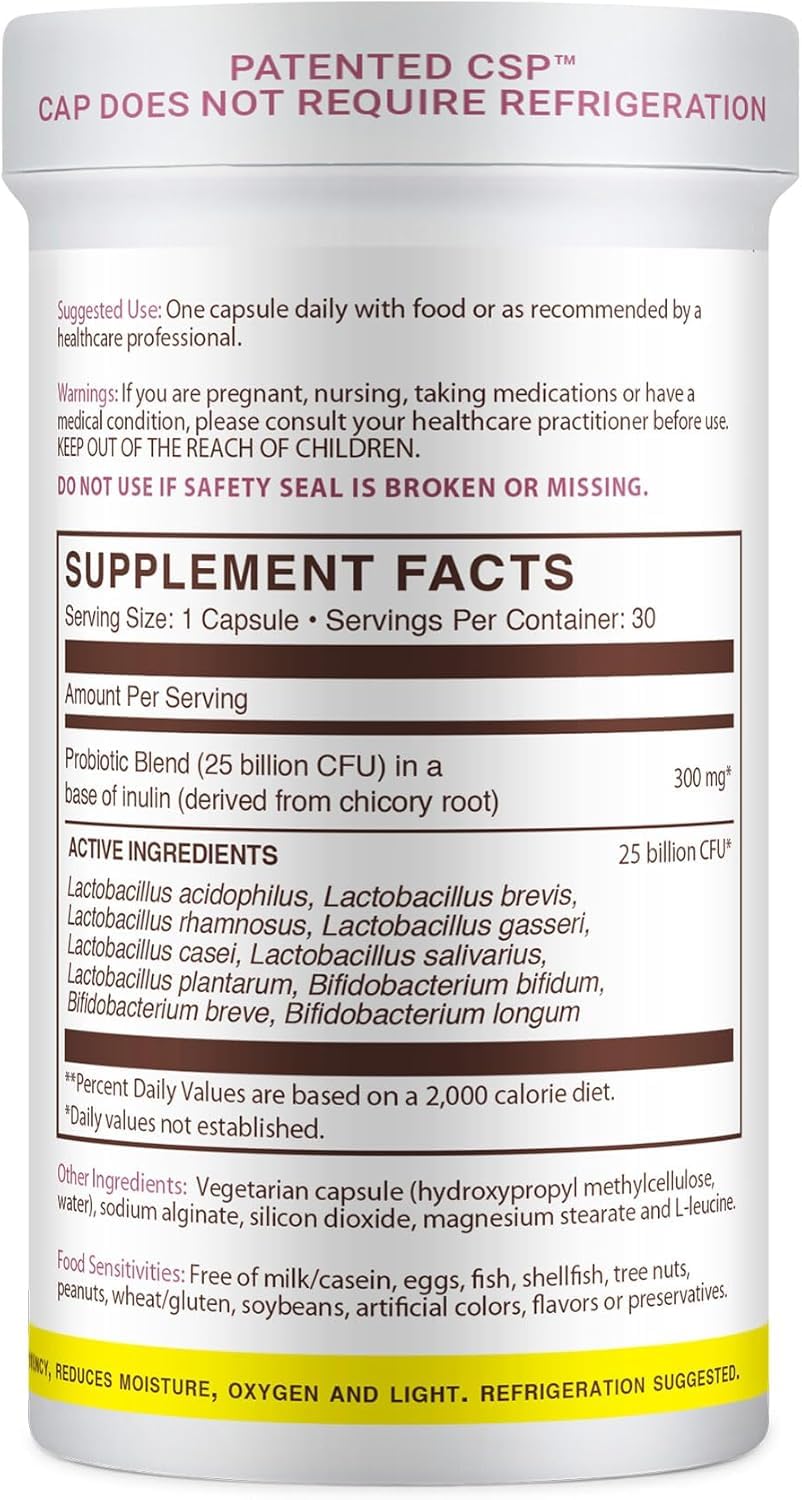 PRODERMIX Probiotics for Women Vaginal Probiotic 25 Billion CFU Capsules 30 Count