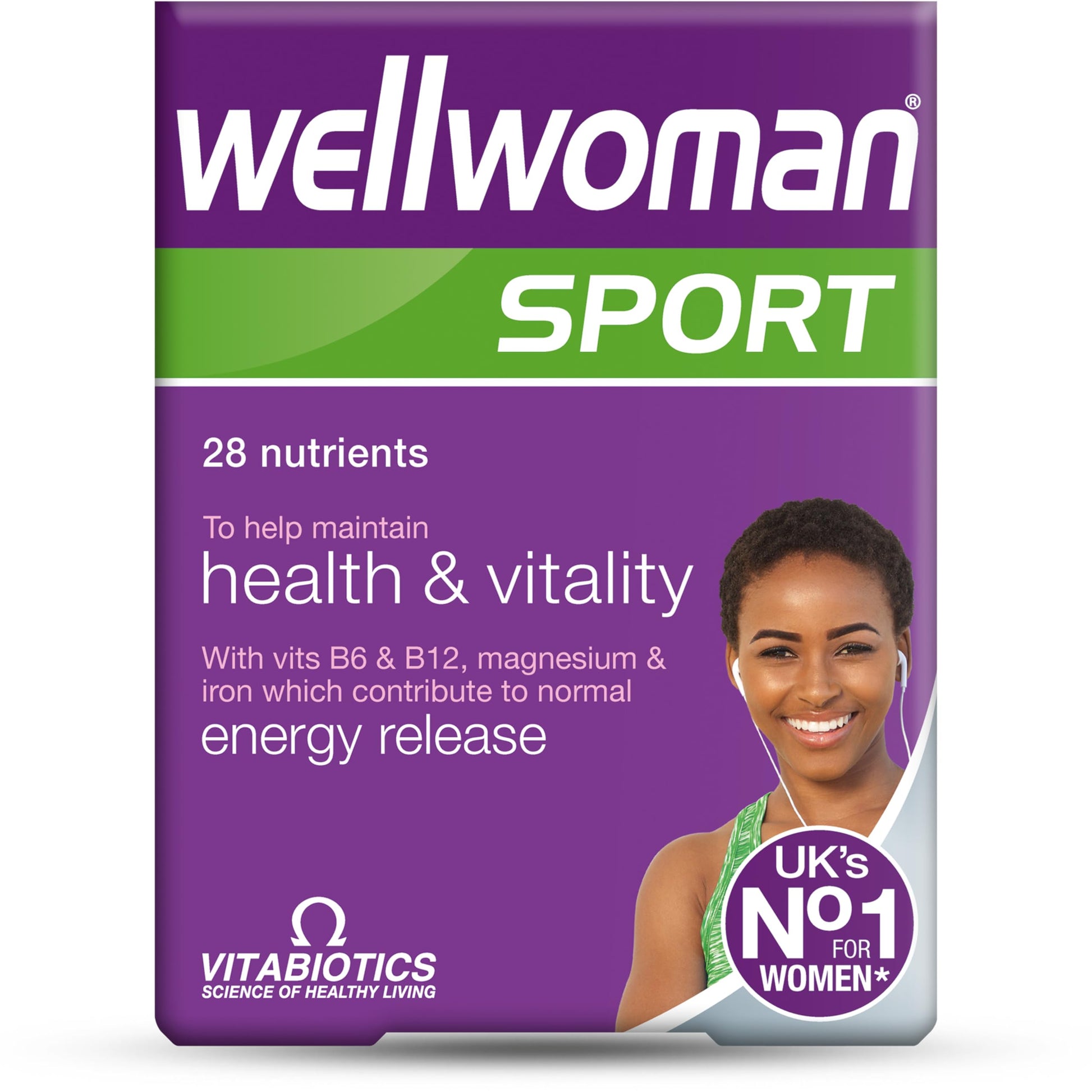 Vitabiotics Wellwoman Sport and Fitness Tablets 30 Tablets
