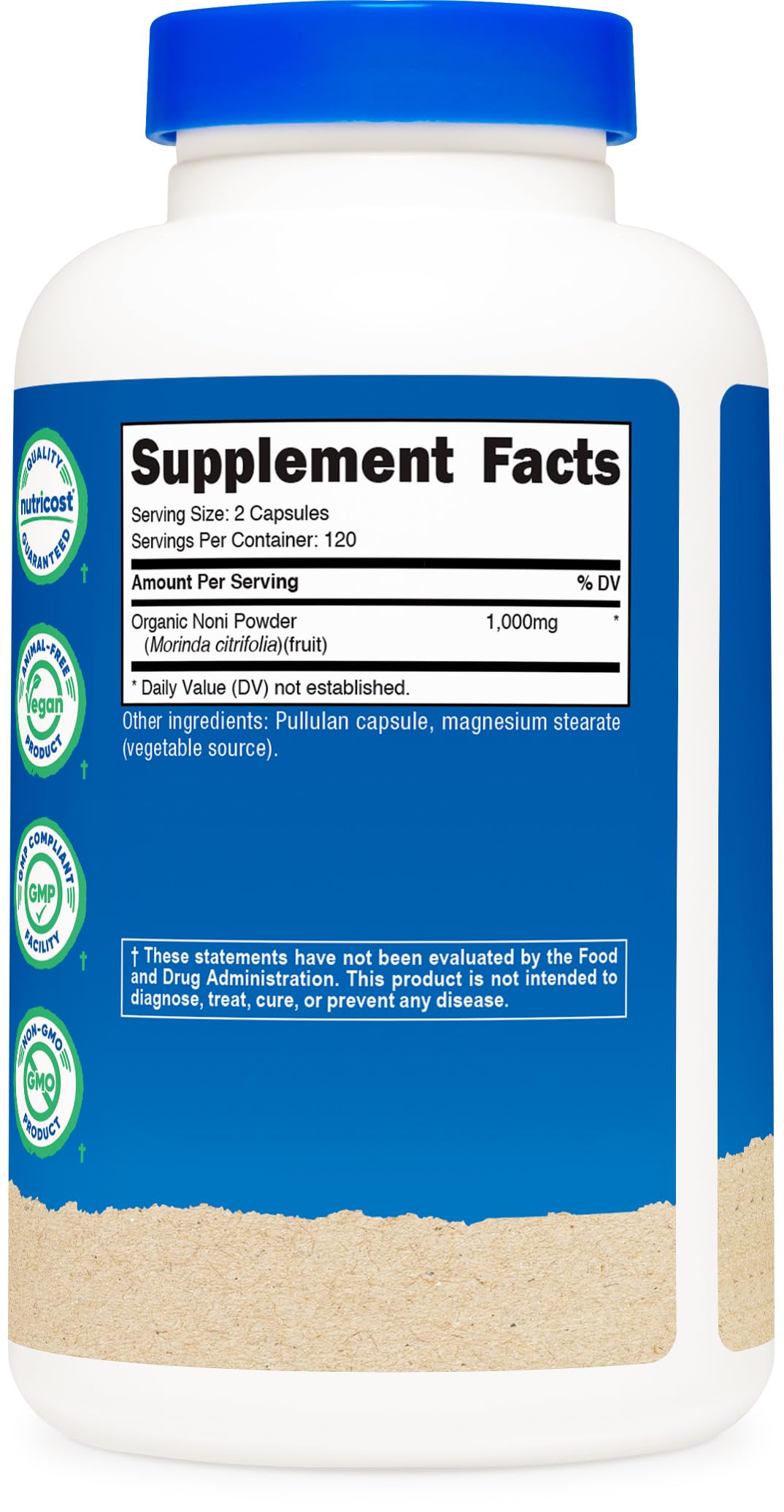 Nutricost Noni Capsules 500mg, 240 Count
