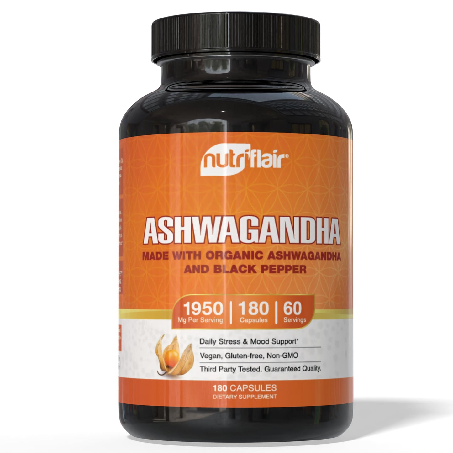 NutriFlair Ashwagandha Root Extract Capsule, 180 Count