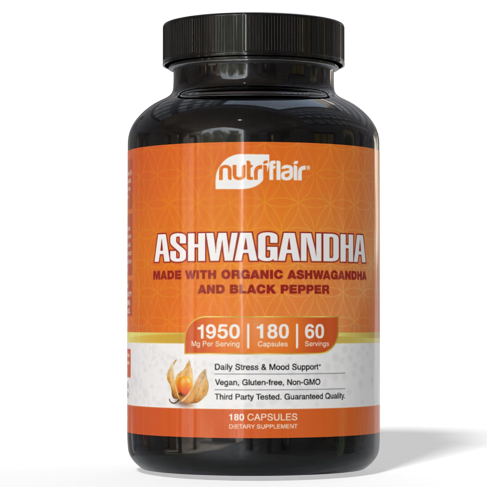 NutriFlair Ashwagandha Root Extract Capsule, 180 Count