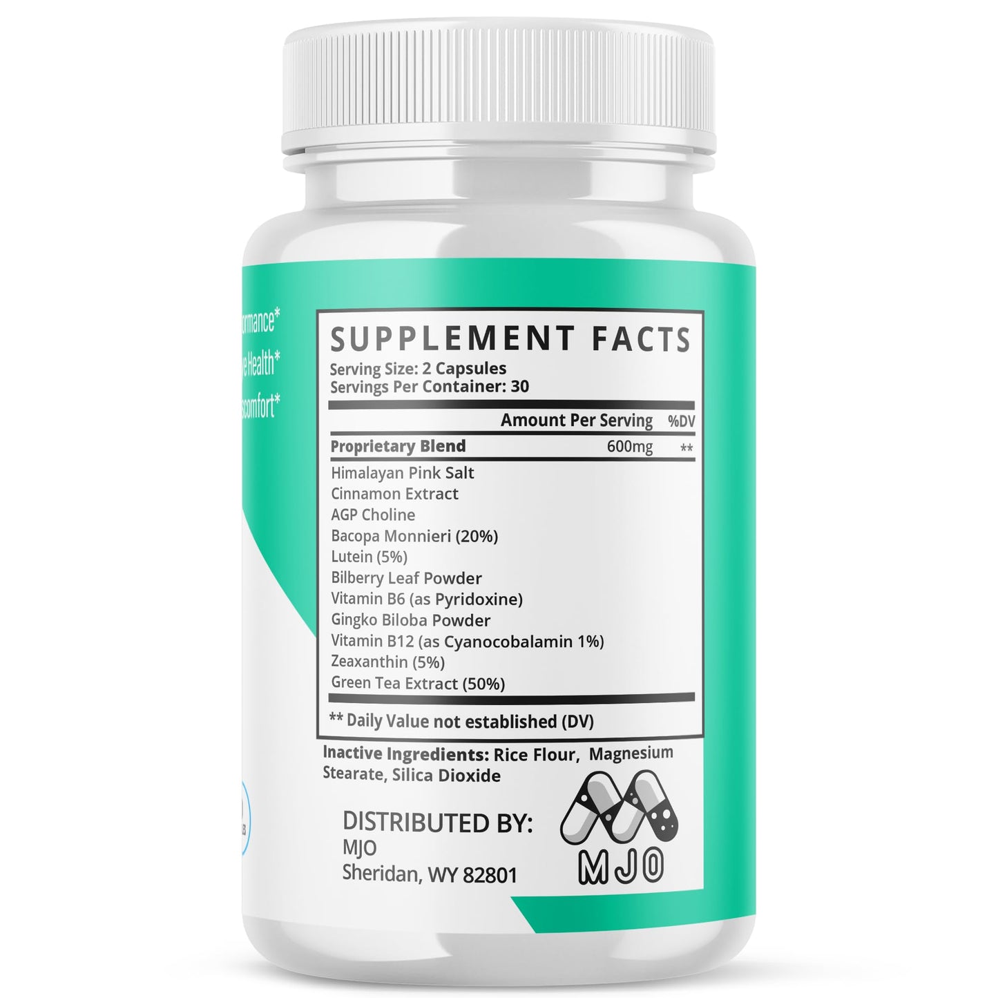 MJO Visiowell Vision Pills Capsule, 60 Count