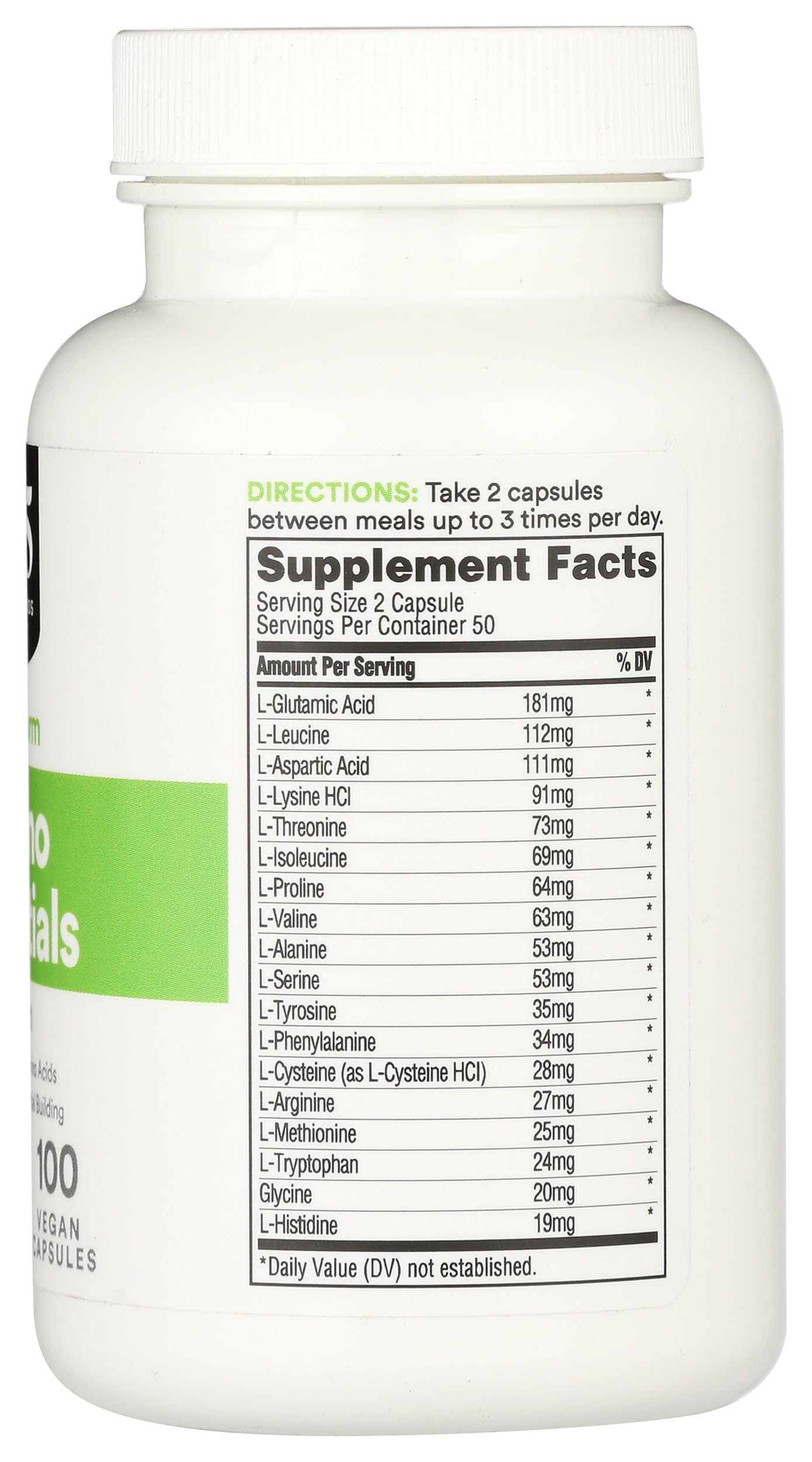 365 by Whole Foods Market Amino Essentials Tablet, 100 Tablets