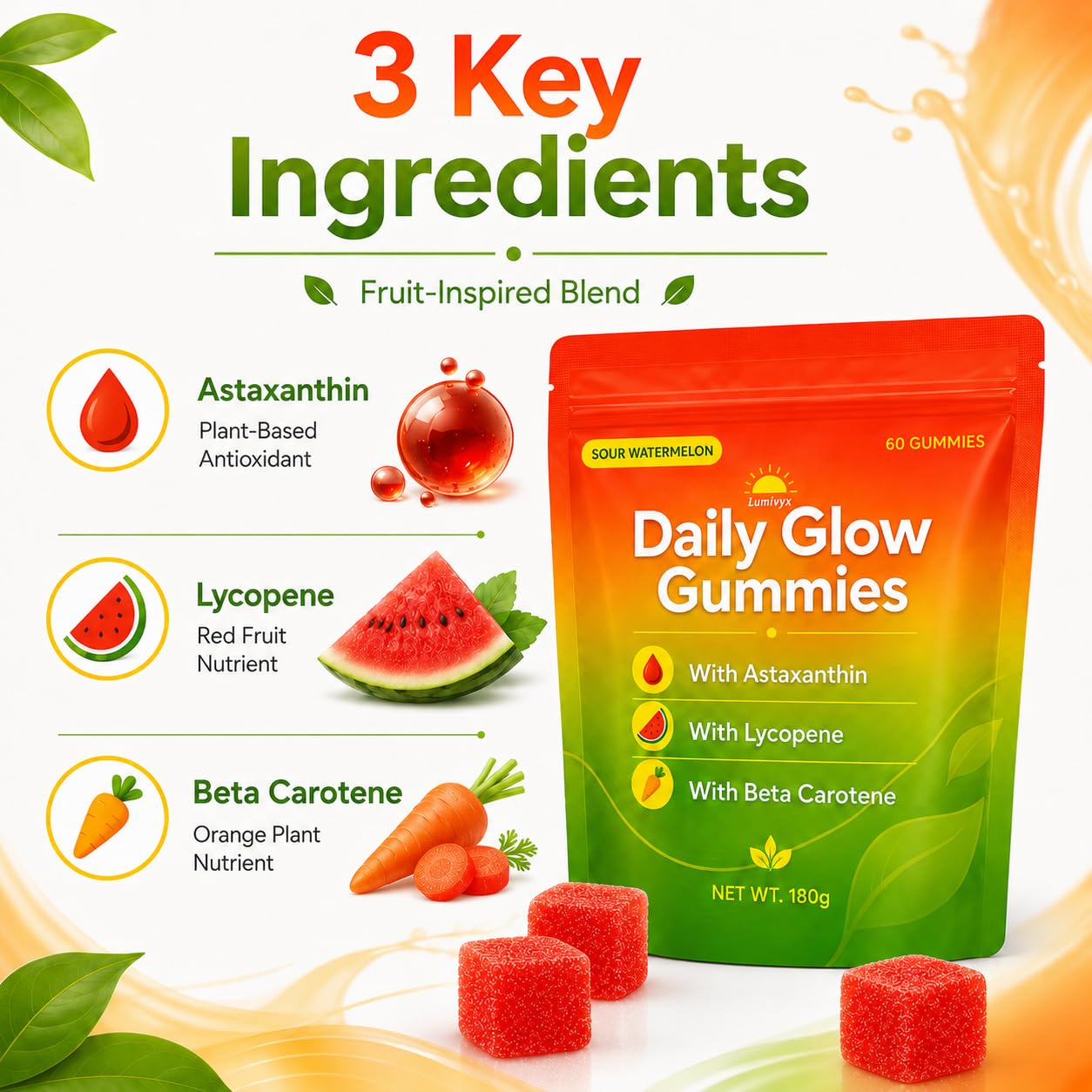 Lumivyx Tanning Gummies 60 Gummies