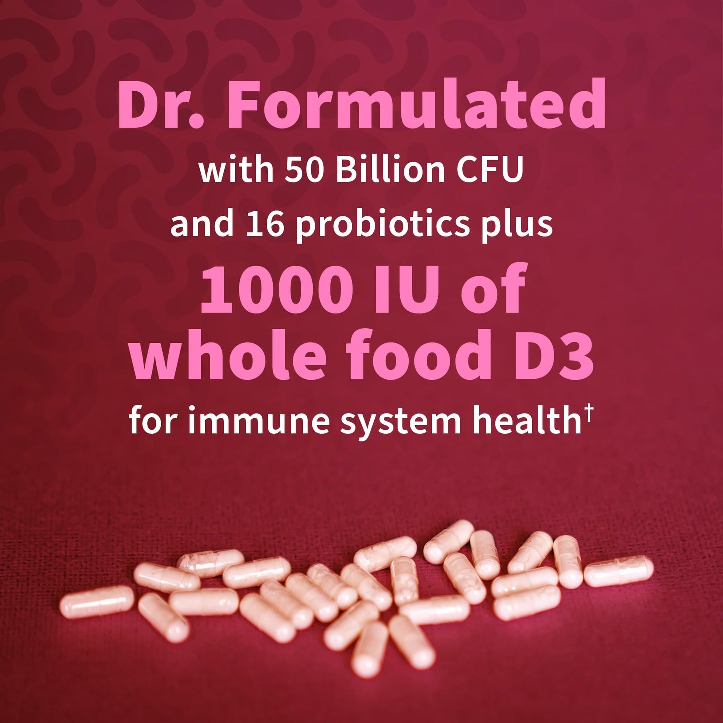 Garden of Life Dr. Formulated Probiotics Urinary Tract+ - 50 Billion CFU - Supports Digestive, Immune & Urinary Tract Health - Capsules 360