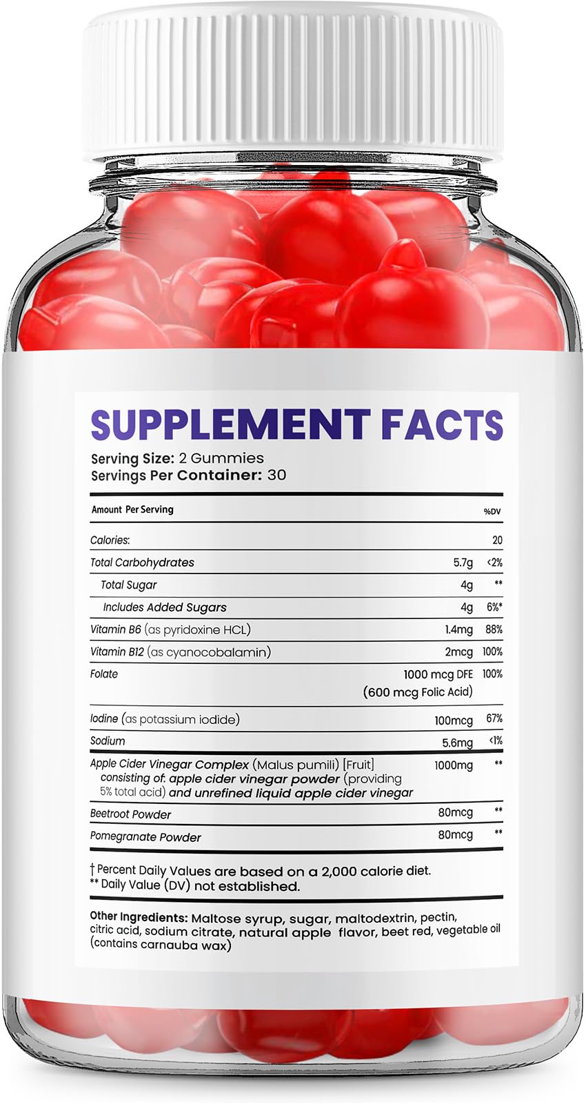 Indelo Jelly Tide ACV Gummies, Gummy, 60 Gummies