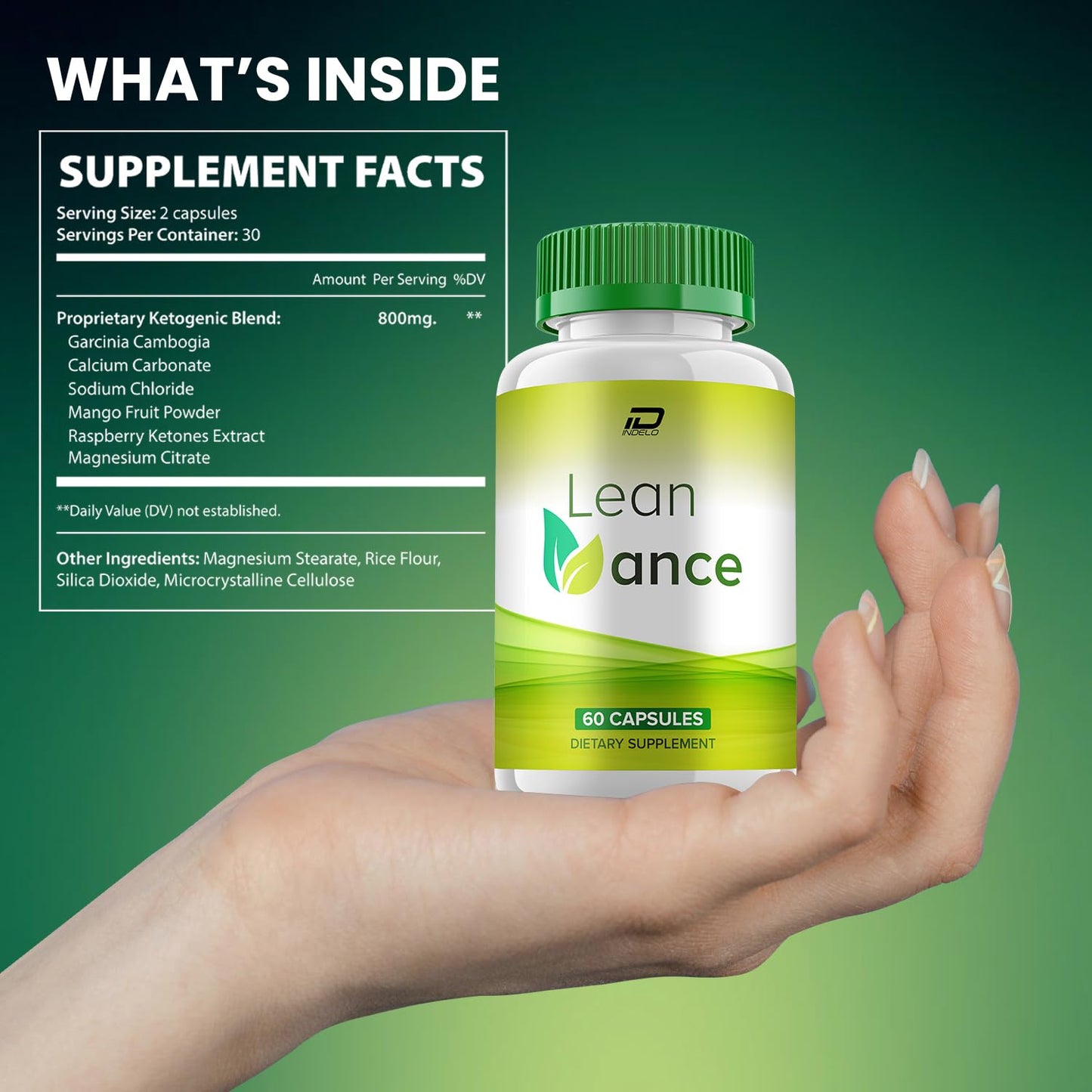 Indelo Lean Vance 60 Capsules