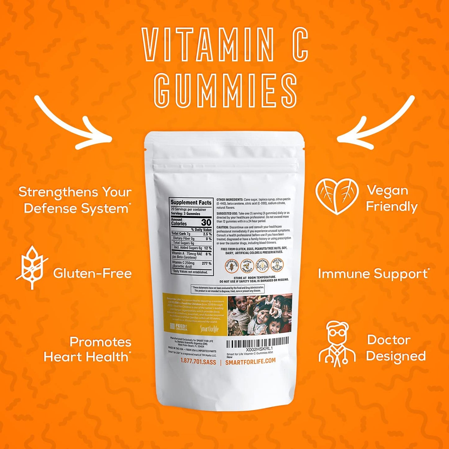 Smart for Life Vitamin C Gummies Gummy 60 Count