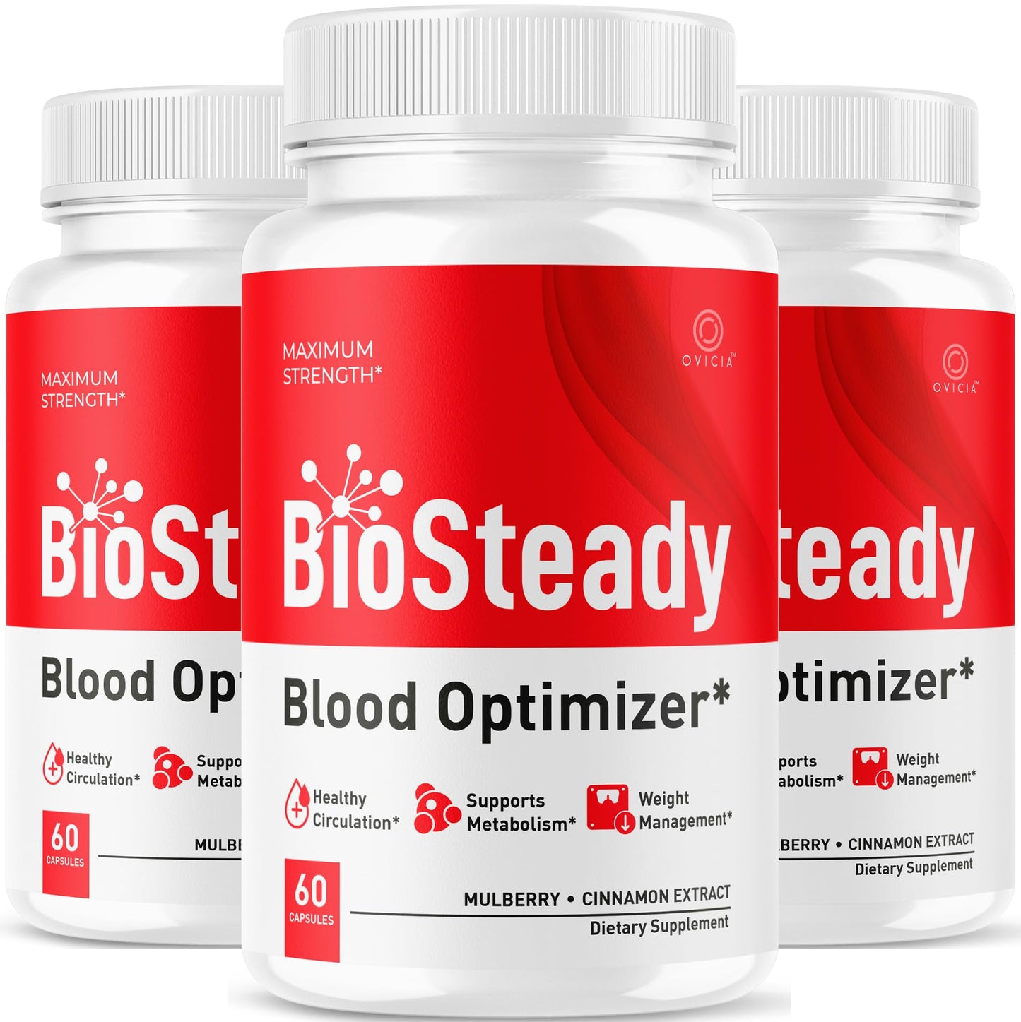 OVICIA Biosteady Capsules Advanced Formula, 180 Capsules