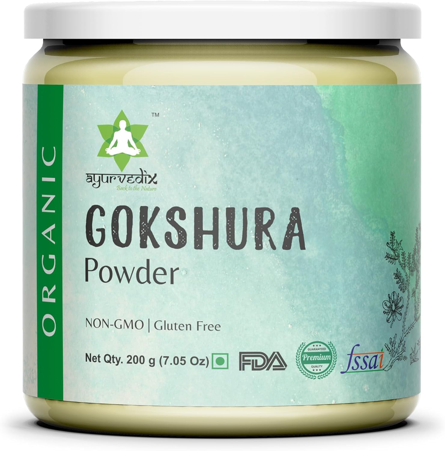 ayurvedix Gokhshura Gokhru Powder 14.1 oz