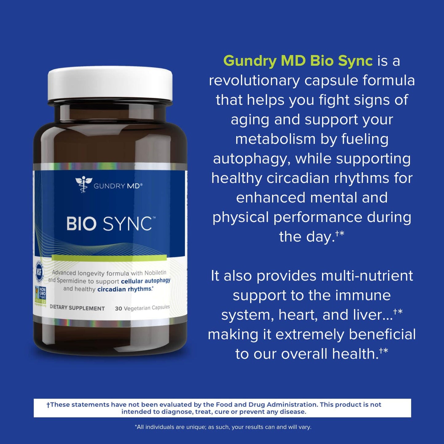 Gundry MD Bio Sync Capsules, 30 Count