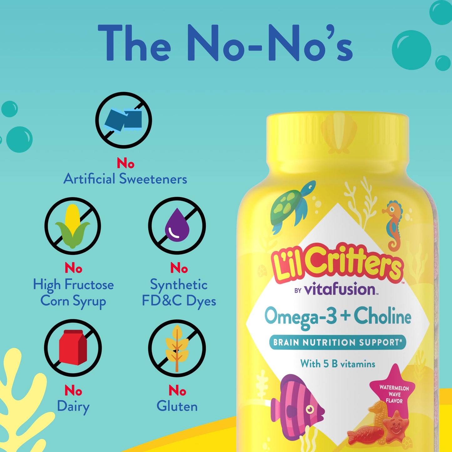 Lil Critters Kids Omega 3 Gummies 90 Count
