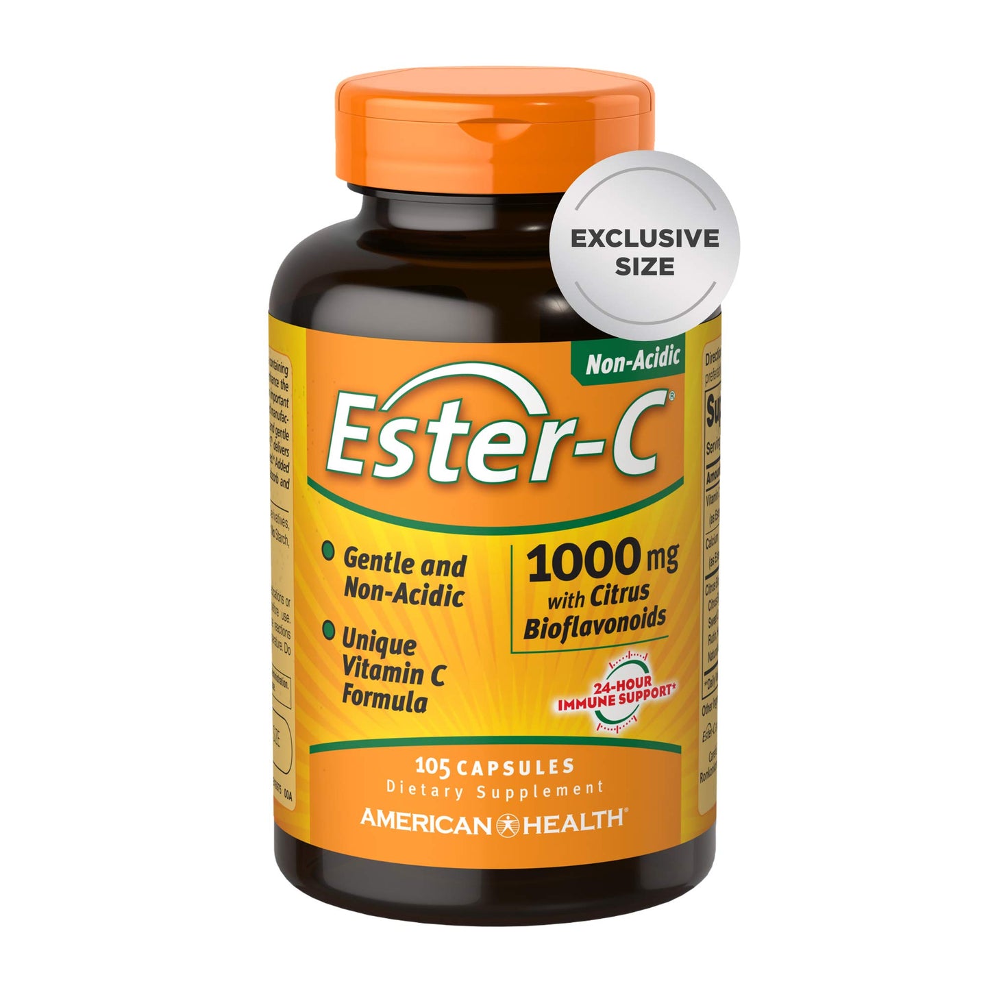 American Health Ester-C 1000 mg with Bioflavonoids Capsules 105 Count