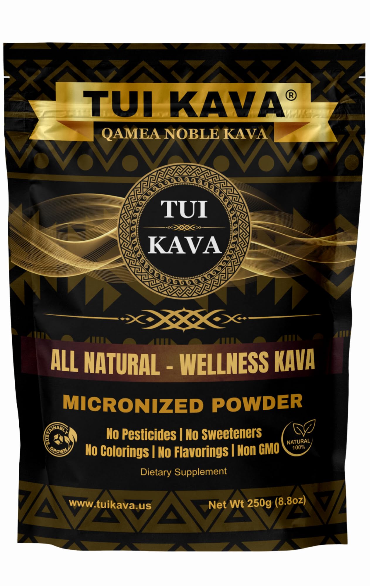 TUI KAVA Premium Wellness KAVA - MICRONIZED Noble Kava Micronized Powder 8.8 oz