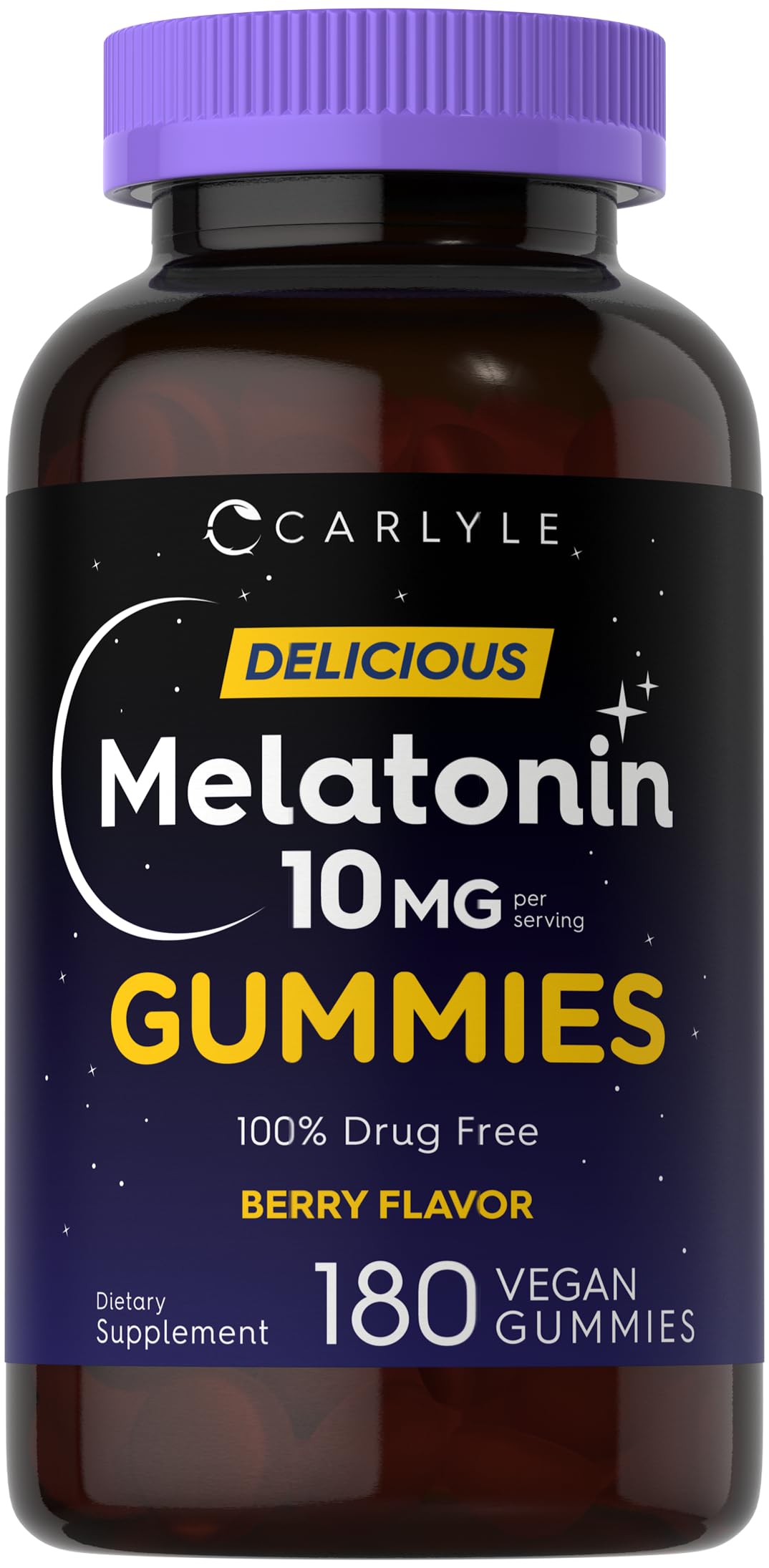 Carlyle Melatonin Gummies 10mg 180 Count