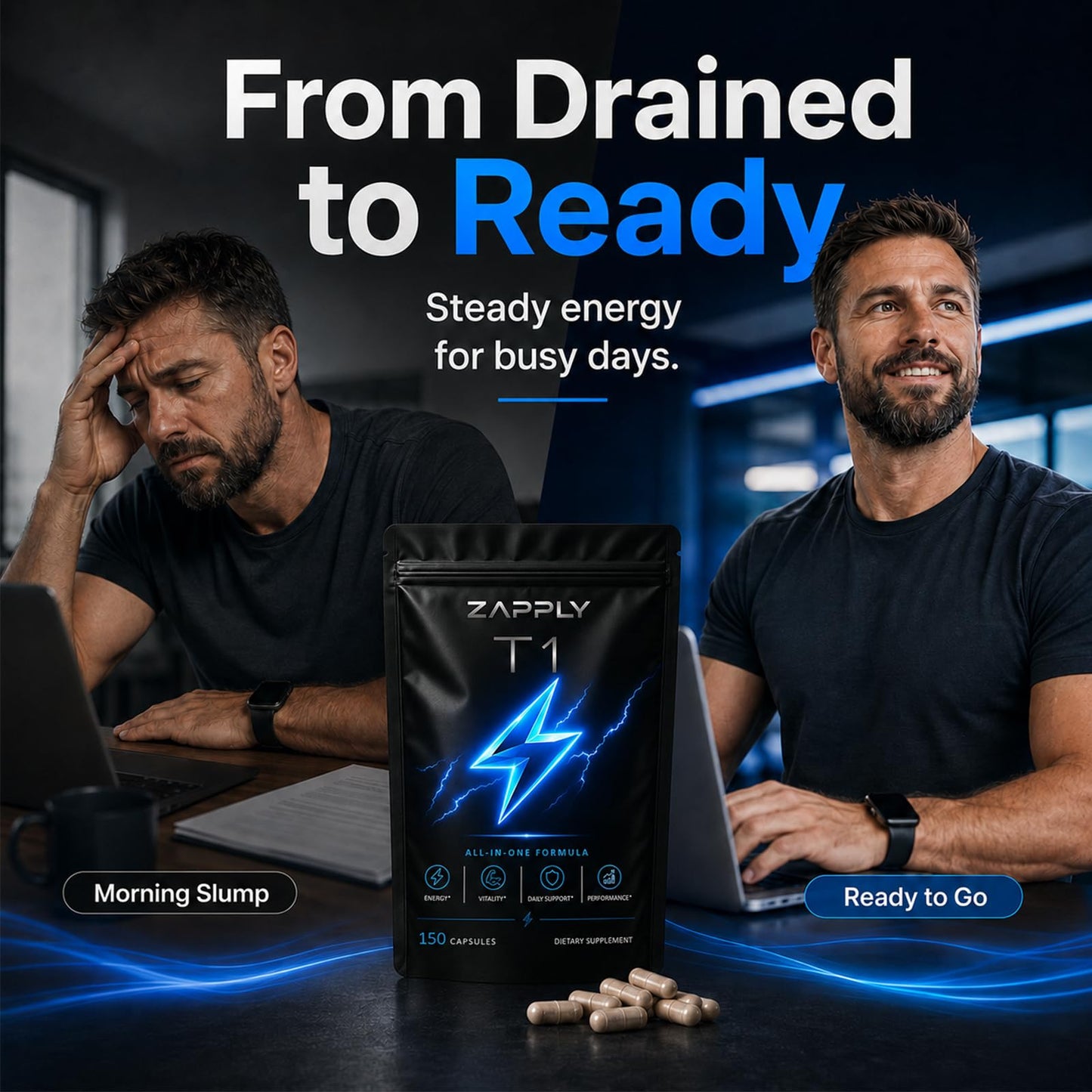 Zapply T1 Supplement Capsule 1 Count