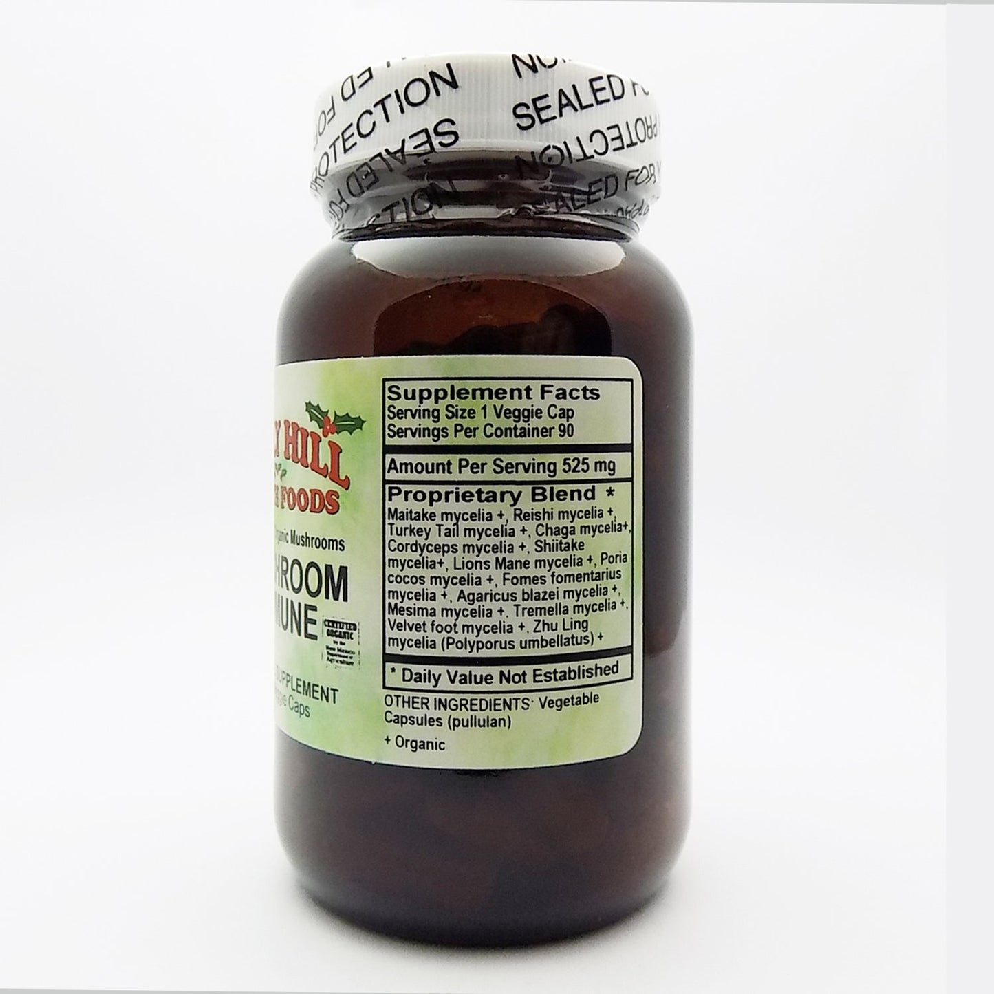 Holly Hill Health Foods Mushroom Immune Capsules 90
