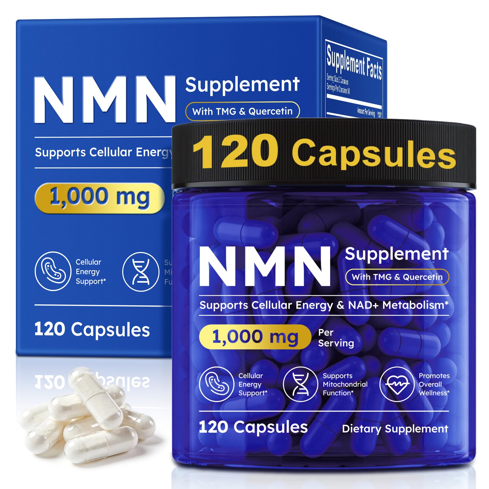 JYVGNLXS NMN Complex Softgels 120 Count
