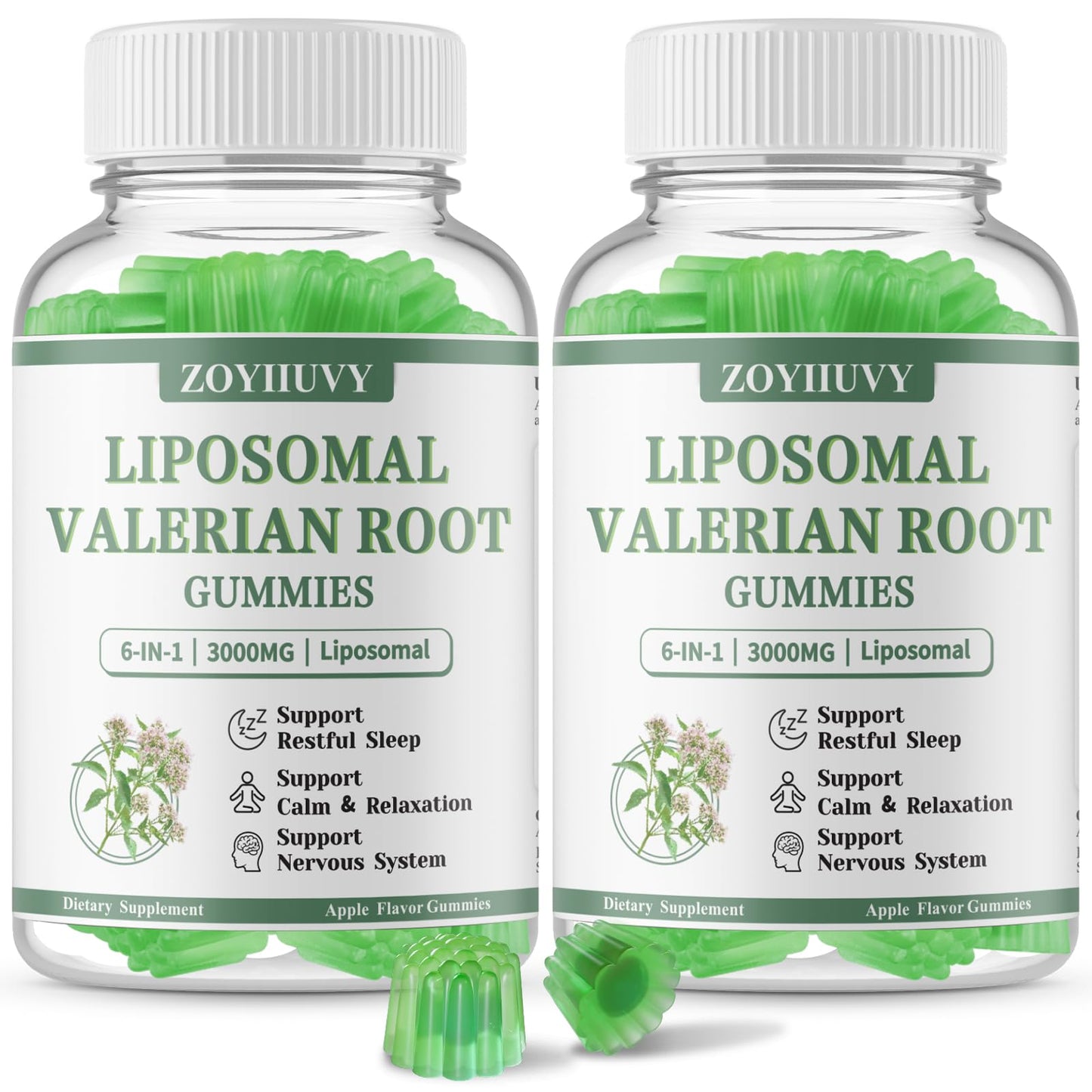 ZOYIIUVY Liposomal Valerian Root Gummies, 120 Count
