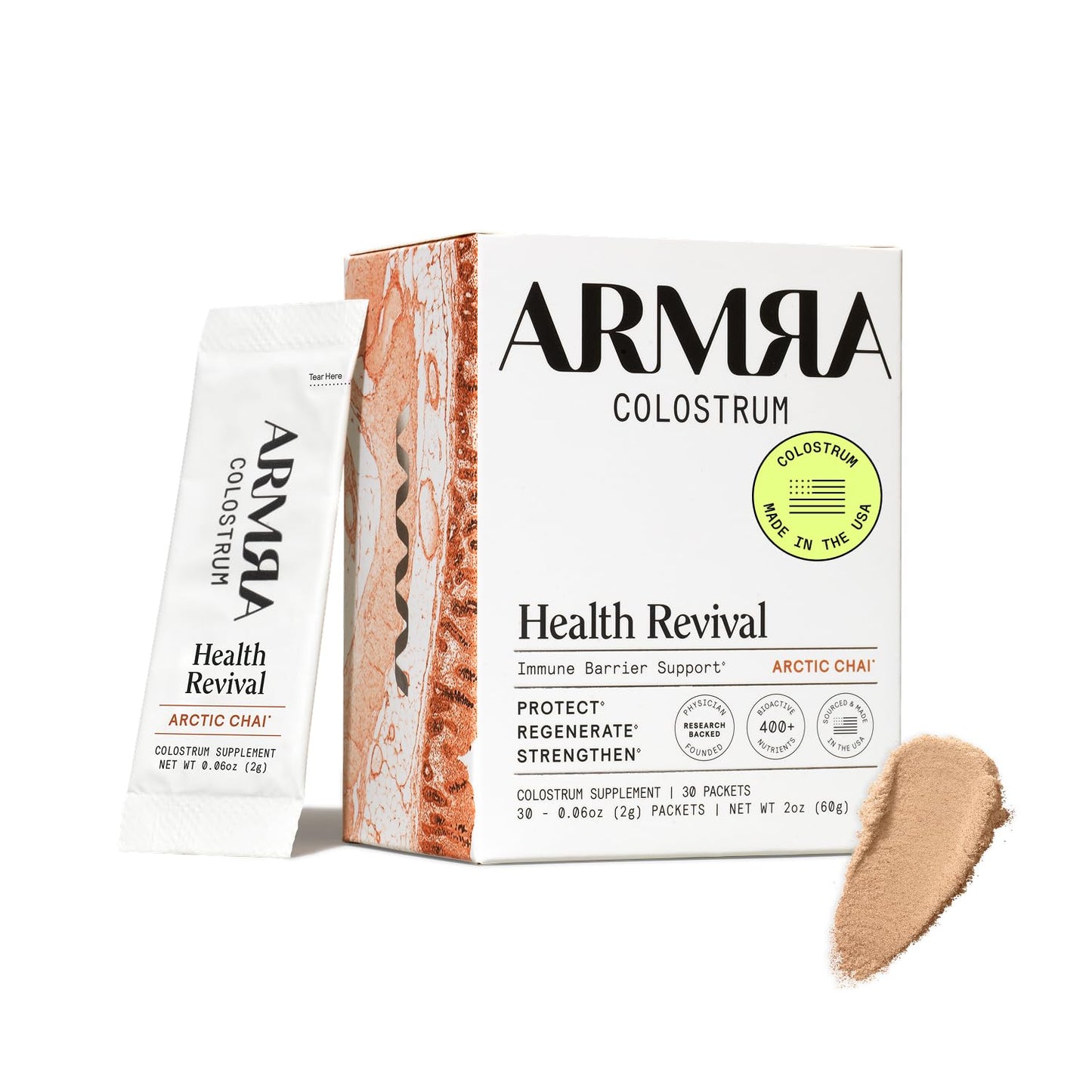 ARMRA Colostrum Powder, 2 x 30 Servings