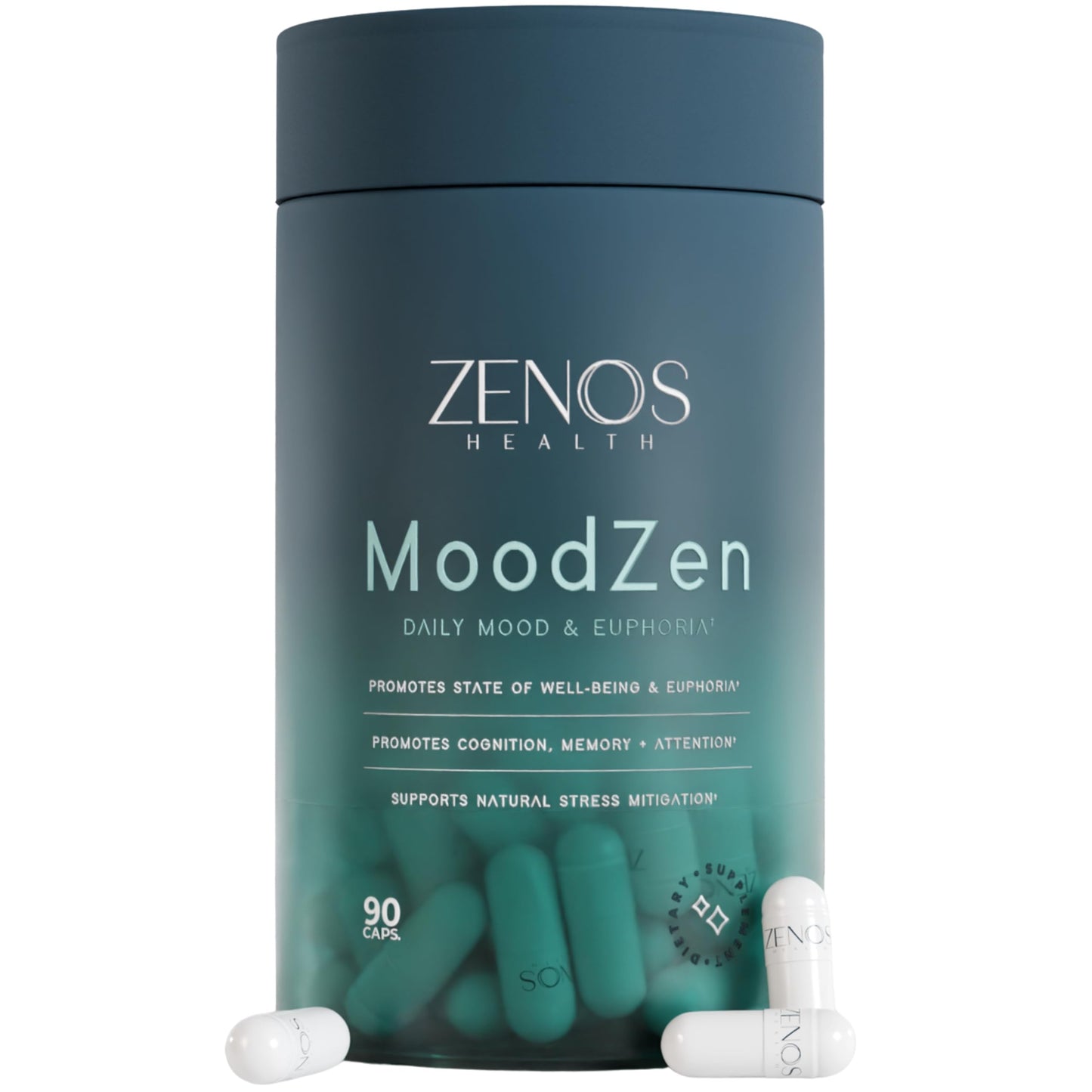 Zenos Health MoodZen Mood Support & Cortisol Reducer Supplement Capsule, 90 Count