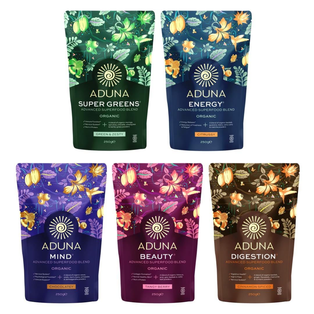 Aduna Organic Super Greens Blend Powder, 1 Count