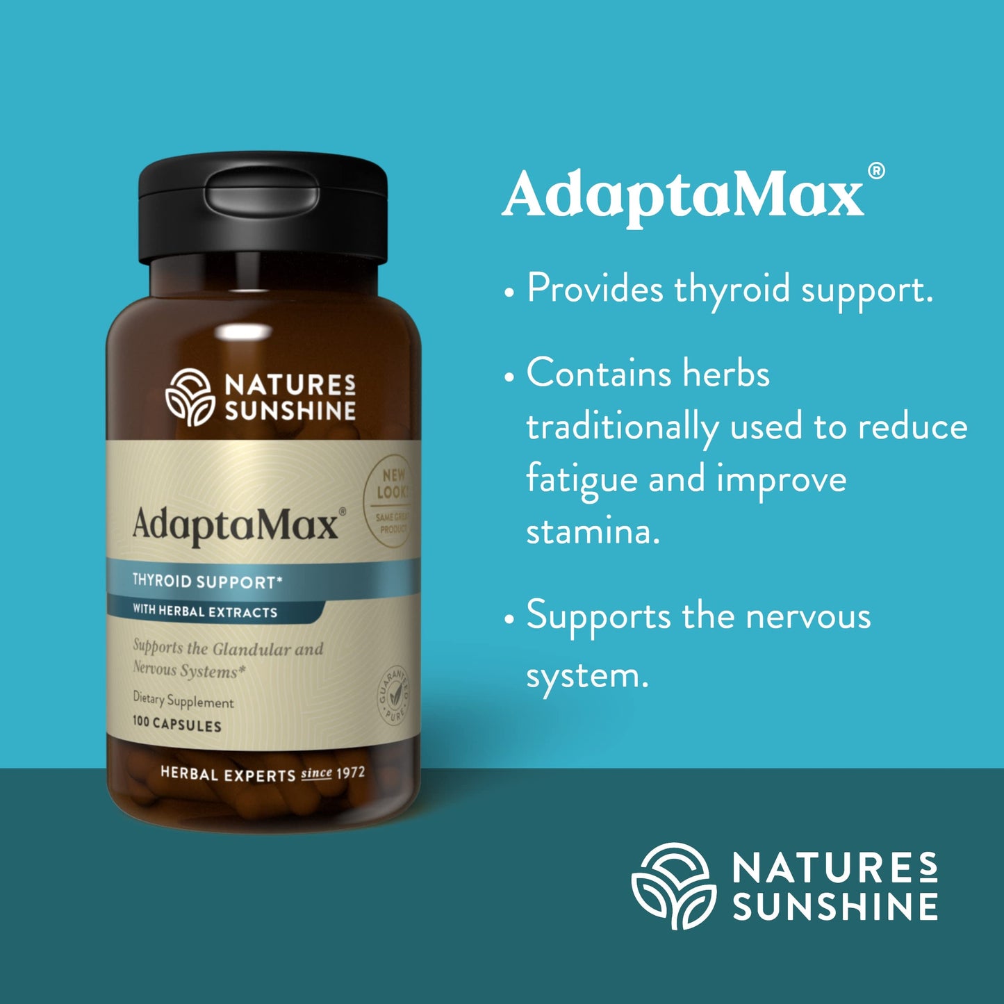 Nature's Sunshine Adaptamax Capsules 100